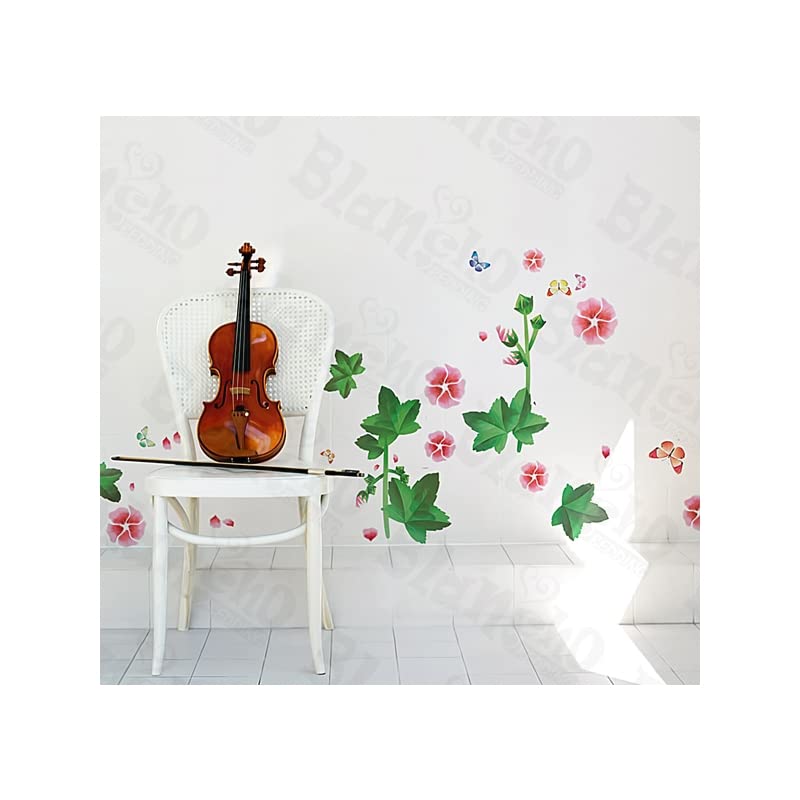 Morning Glory Large Wall Decals - Colorful Home Decor Stickers & Appliques for Living Room, Bedroom, Nursery & Office