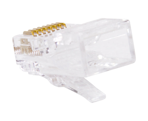 CAT5E Easy Feed RJ45 Connector - 25 Pack for Ethernet Cables Under 6.5mm OD | High-Speed Network Installation & Home Office Setup