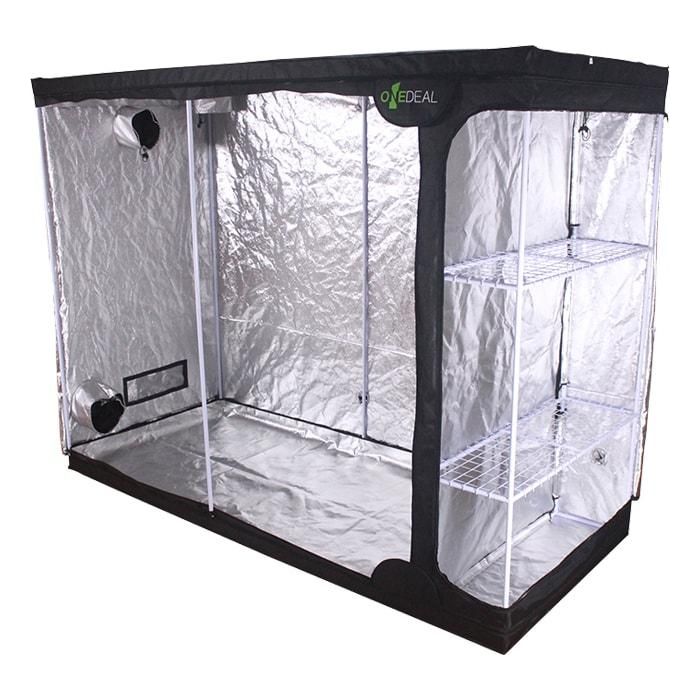 OneDeal VegFlower 9' x 4' x 6.9' Hydroponic Grow Tent Kit - Indoor Gardening System for Herbs, Vegetables & Flowers - Perfect for Home, Greenhouse & Hydroponics Enthusiasts