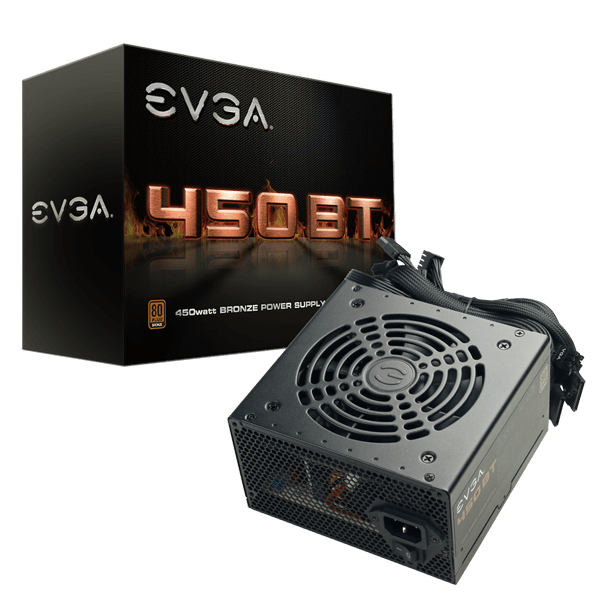 EVGA 450W 80 Plus Bronze Certified Power Supply - Reliable & Efficient PSU for Gaming PCs, Workstations & Home Office Desktops