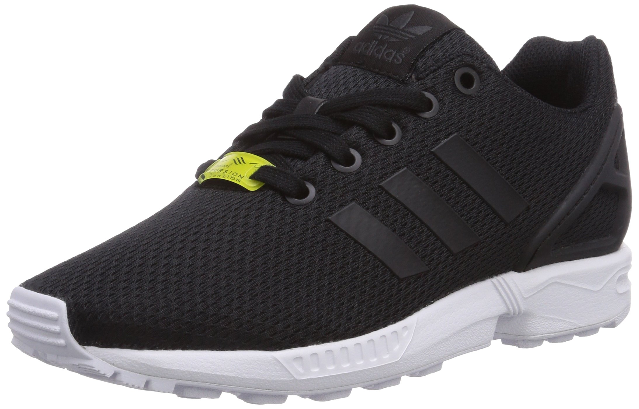Adidas Originals ZX Flux J Animal Print White Textile Sneakers - Big Kids Size 5.5 M US - Stylish & Comfortable for School, Sports & Daily Wear
