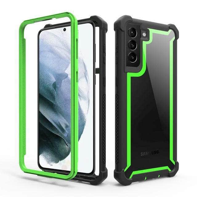 Samsung Galaxy Shockproof Clear Case - PC + TPU Hybrid Protective Cover for Drop Protection | Perfect for Everyday Use, Outdoor Activities & Travel