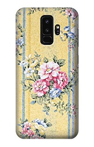 Vintage Floral Phone Case for Samsung Galaxy S9 Plus - Slim Protective Cover with Flower Design - Perfect for Women, Girls, and Gift Giving (Office, Travel, Daily Use)