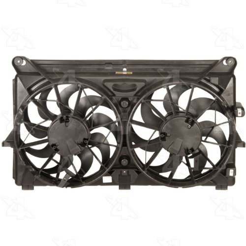 4 Seasons 76016 Radiator/Condenser Fan Assembly Replacement - Compatible with [Vehicle Models] - High Performance Cooling System Part for Summer Driving & Heavy-Duty Use