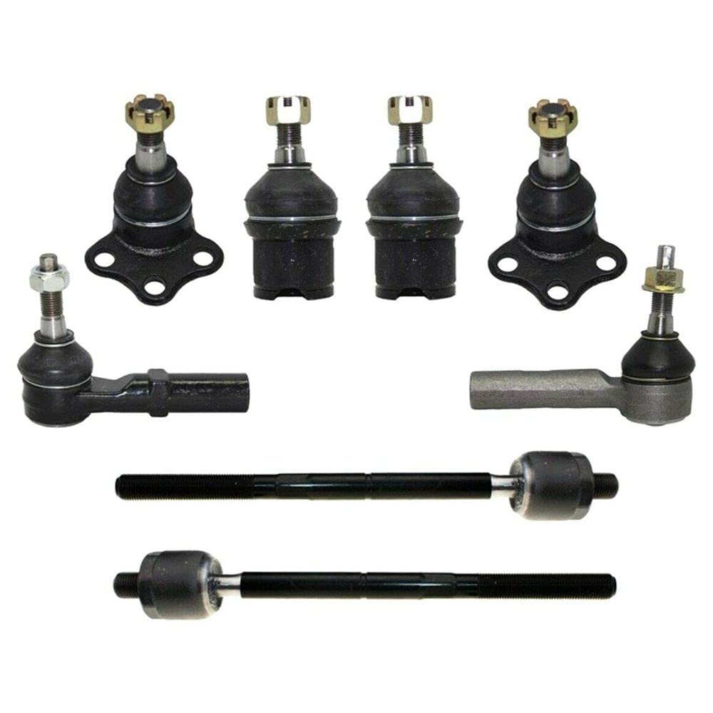 YiZheng 8-Piece Suspension Kit - Tie Rod Ends & Ball Joints - Compatible with MES3572, ES3572, T3572, 4011880, 52106544AA, 52106544AB - Perfect for Jeep, Dodge, Chrysler Vehicle Suspension Repair & Maintenance