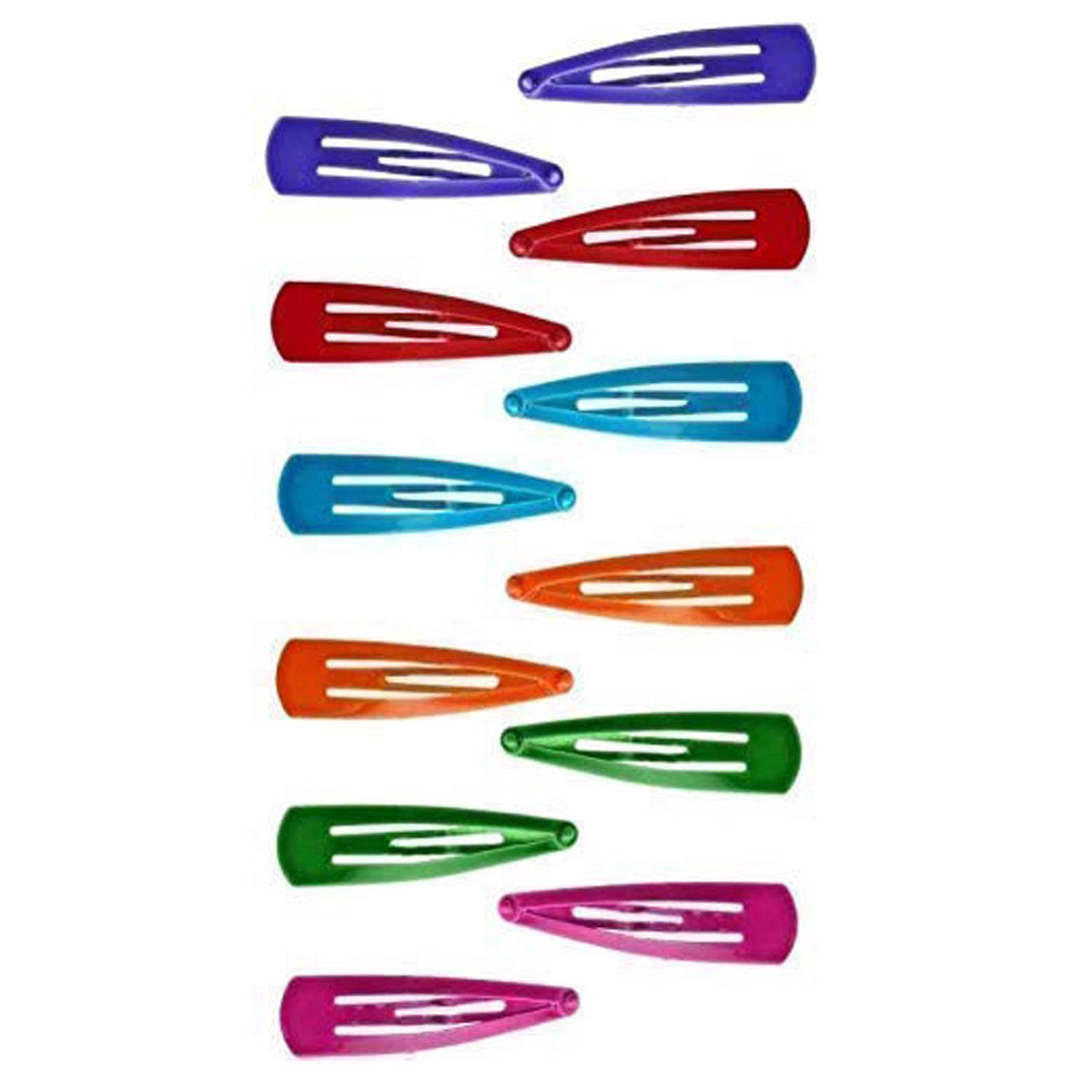 ASG 36 Pcs 6.5cm Long No Slip Hair Clips Set - Matte, Glossy & Plastic Barrettes for Women & Girls (3 Designs) | Hair Accessories for School, Work, Party & Daily Use