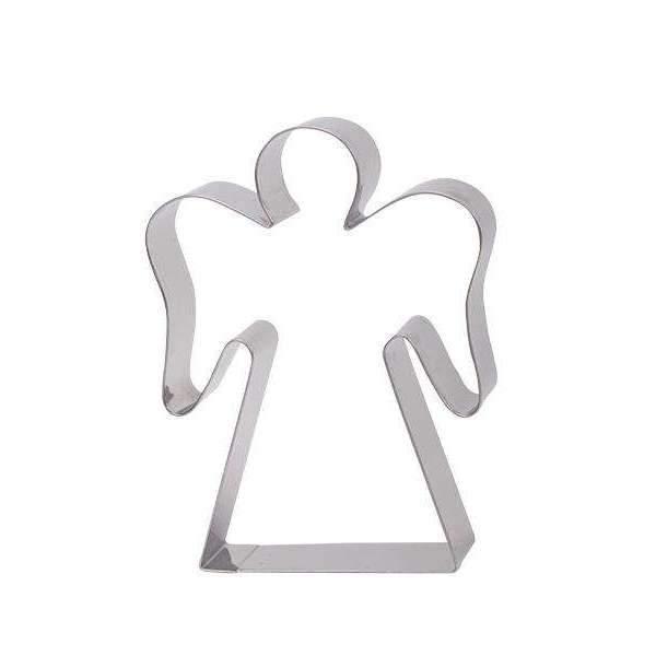 Christmas Angel Punch Cutter - Stainless Steel Cookie Cutter for Holiday Baking, DIY Crafts, and Christmas Decorations - Perfect for Gingerbread, Sugar Cookies, and Festive Party Treats