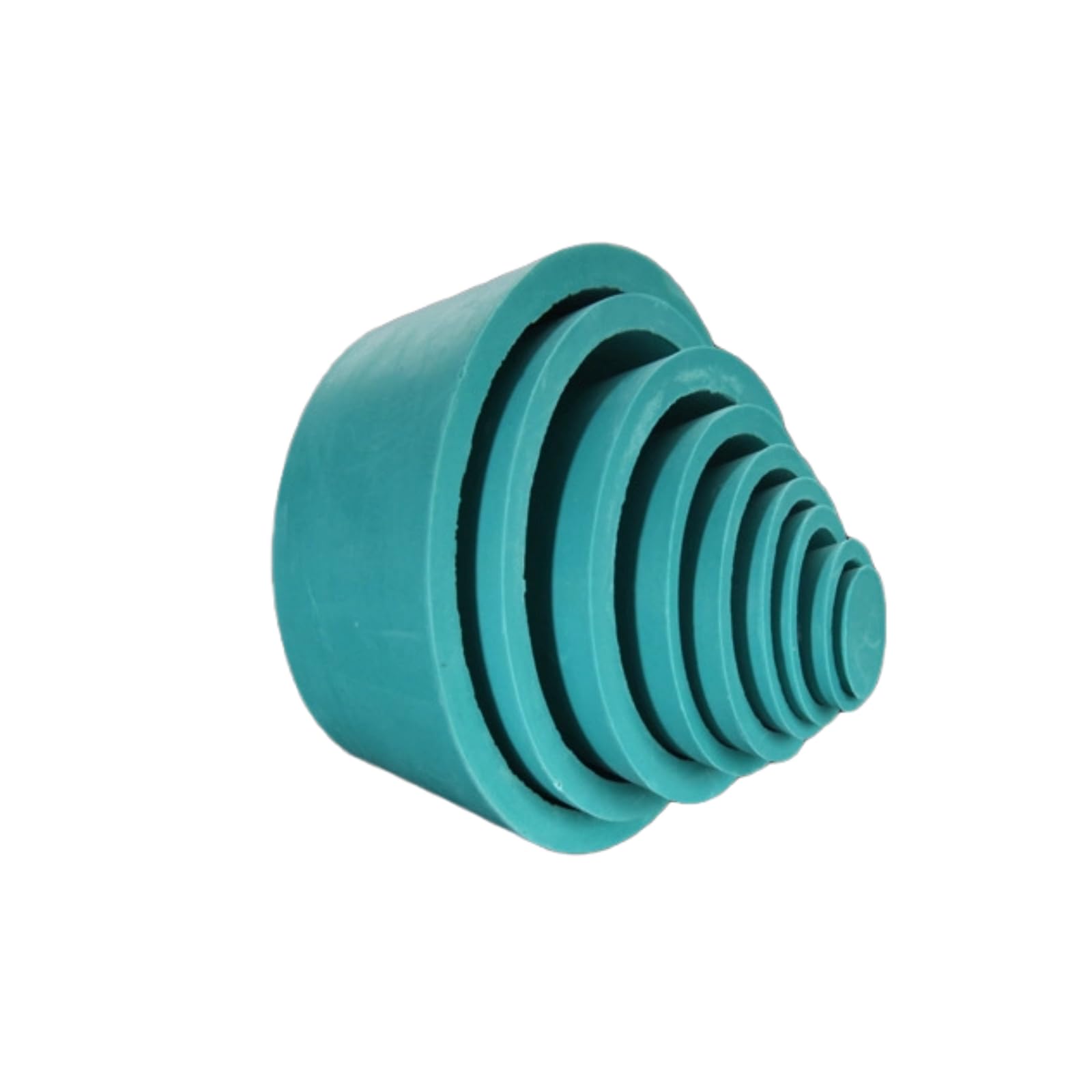 9-Pack Filter Adapter Cone - Elastic & Smooth Rubber Stopper for Buchner Funnel & Flask Filtration Set (Green) - Ideal for Chemistry Labs, Home Brewing & Scientific Experiments