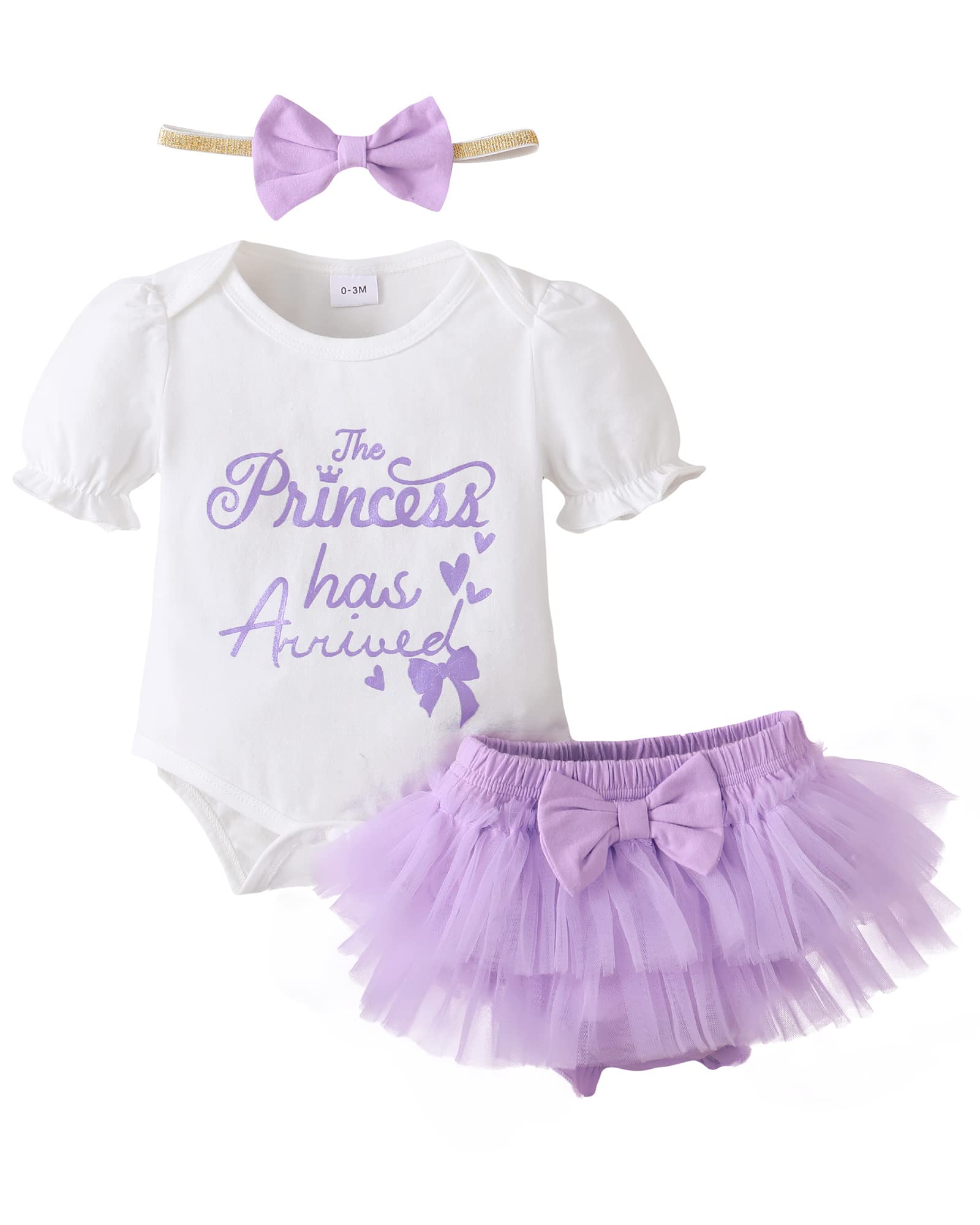 Kucnuzki Newborn Baby Girl Clothes - Floral Ruffle Romper & Shorts Set | Cute Summer Outfit for Infant Girls | Perfect Gift for Baby Showers & Photoshoots