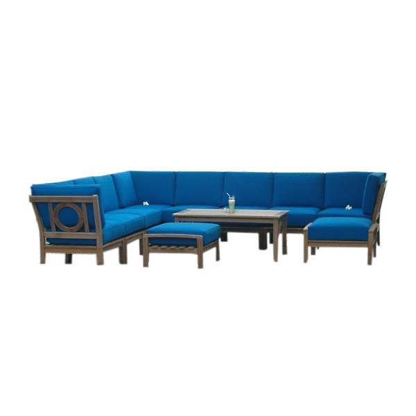 Natsepa 11-Piece Modular Sectional Sofa Set - Modern L-Shaped Couch with Reversible Chaise for Living Room, Lounge & Family Room
