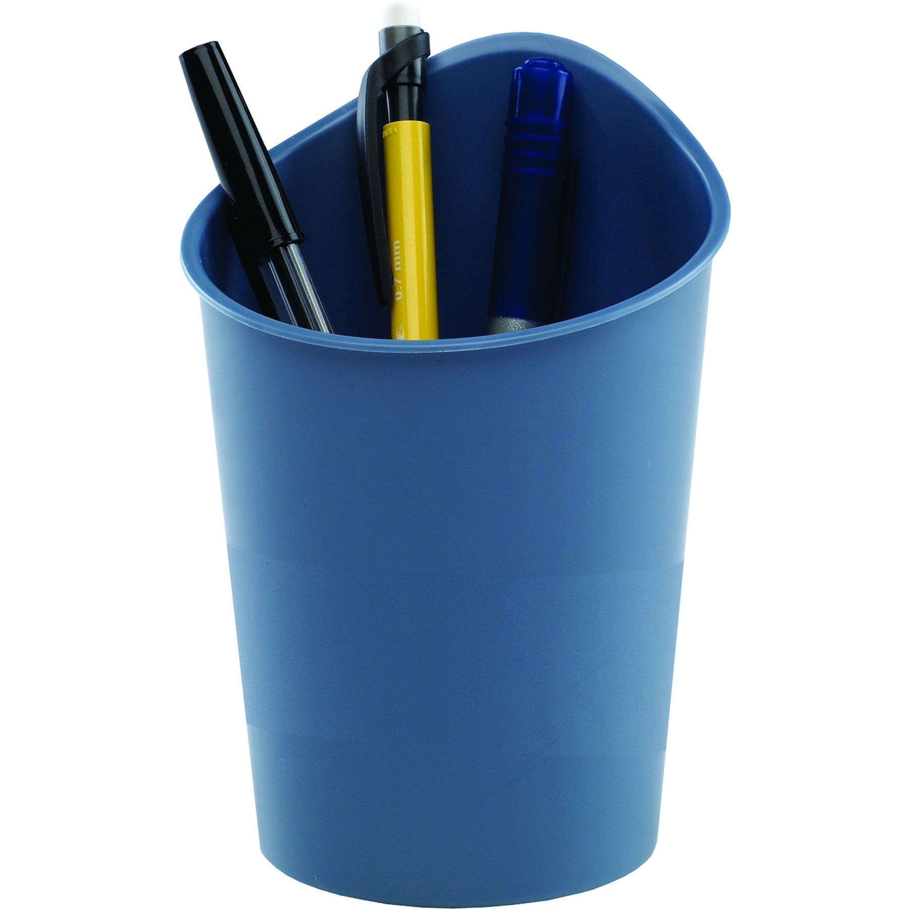G2DESK Pencil Holder Organizer - Blue Desk Storage for Pens, Markers & School Supplies | Perfect for Office, Classroom & Home Study Desk Organization