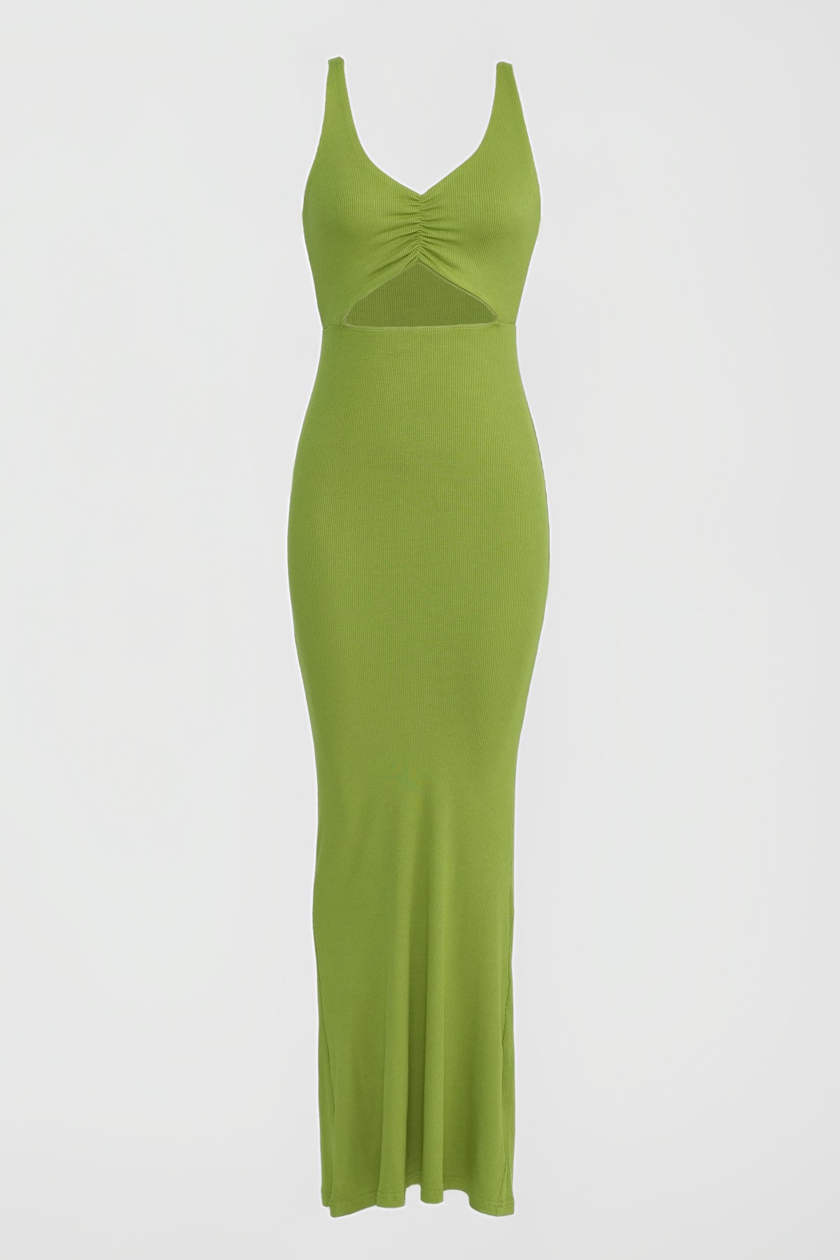 Reily Maxi Dress - Flowy Long Summer Dress in Moss Green | Perfect for Beach, Vacation & Casual Outings