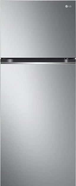 LG 18Cu Ft Smart Inverter Refrigerator in Silver - Energy Efficient French Door Fridge with GNB 562GVEP Compressor | Perfect for Modern Kitchens & Open Floor Plans