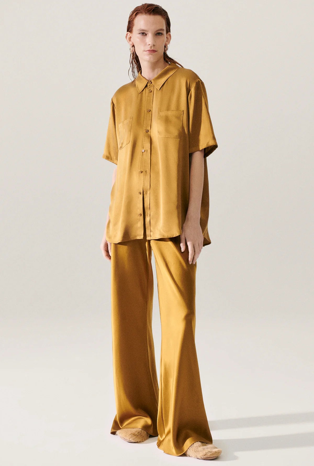 Stylish Bias Cut Pants for Women - High Waist Flowy Trousers for Casual & Office Wear - Perfect for Summer & Travel Outfits