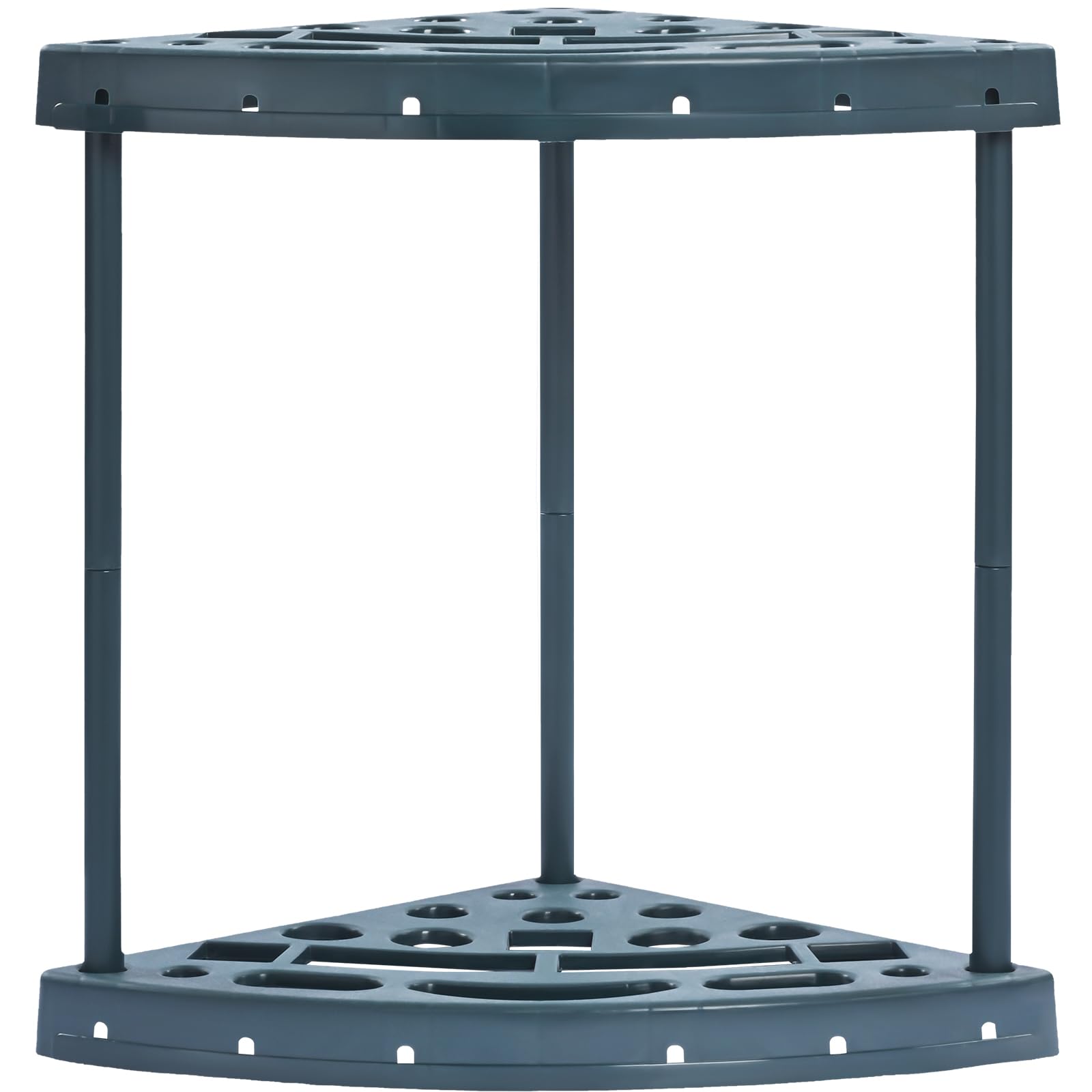VEVOR 19-Slot Garden Tool Organizer - Heavy Duty Yard Tool Tower Rack for Garage, Shed & Outdoor Storage - Holds Rakes, Brooms, Shovels & Long-Handled Tools - Durable PP Garden Tool Stand Holder for Home, Lawn & Garden Organization