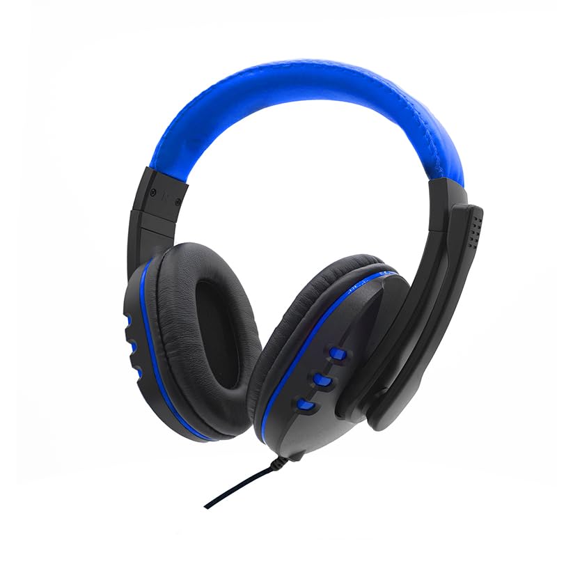 Hard Gaming Headset with Microphone for PS4/PS5 - 40mm Drivers, Volume Control, 3.5mm Jack - Perfect for Competitive Gaming & Online Chat