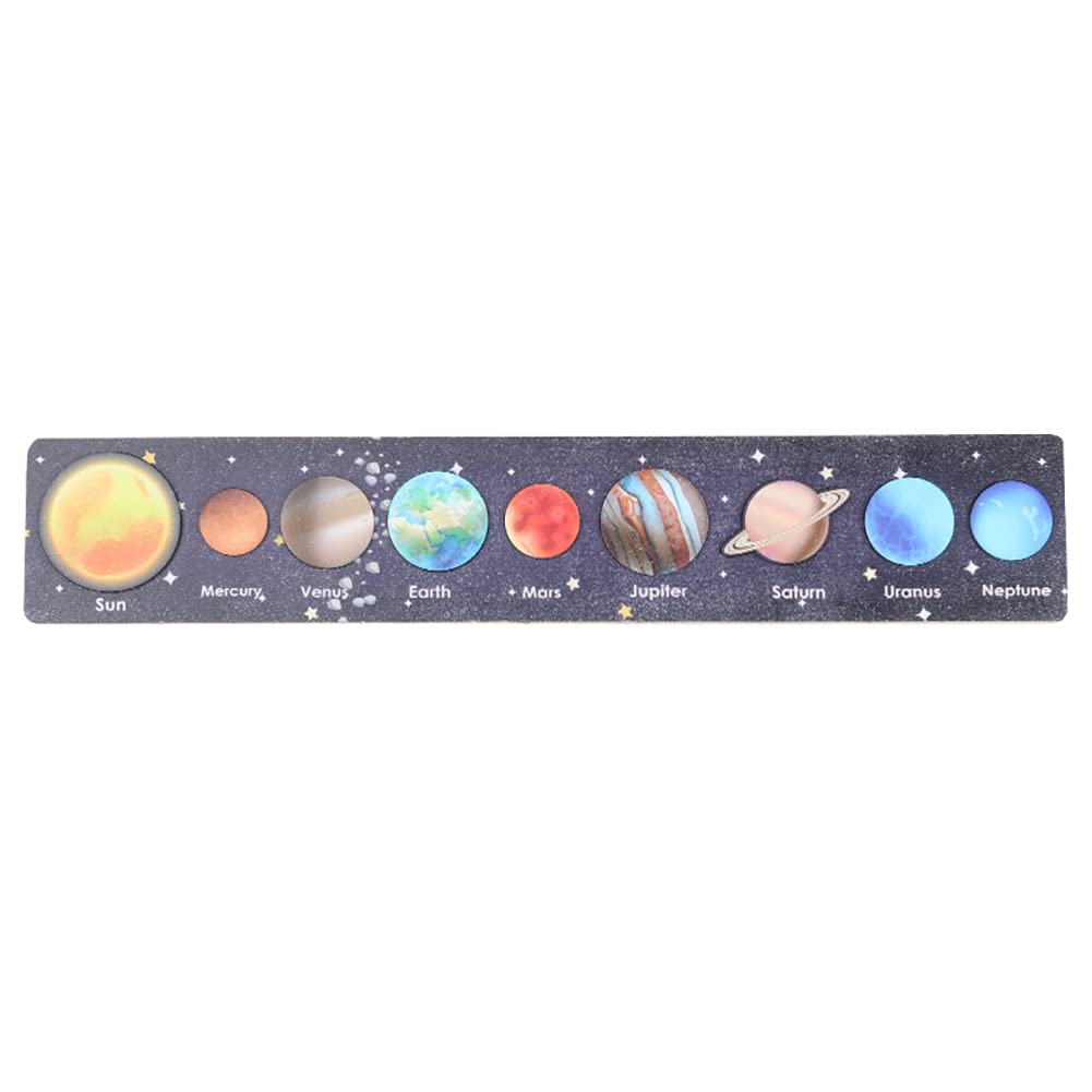 Solar System Wooden Puzzle for Kids - Educational Space Planet Floor Puzzle Toy | Montessori STEM Learning Game for Toddlers, Boys & Girls | Perfect for Classroom, Homeschool & Birthday Gifts