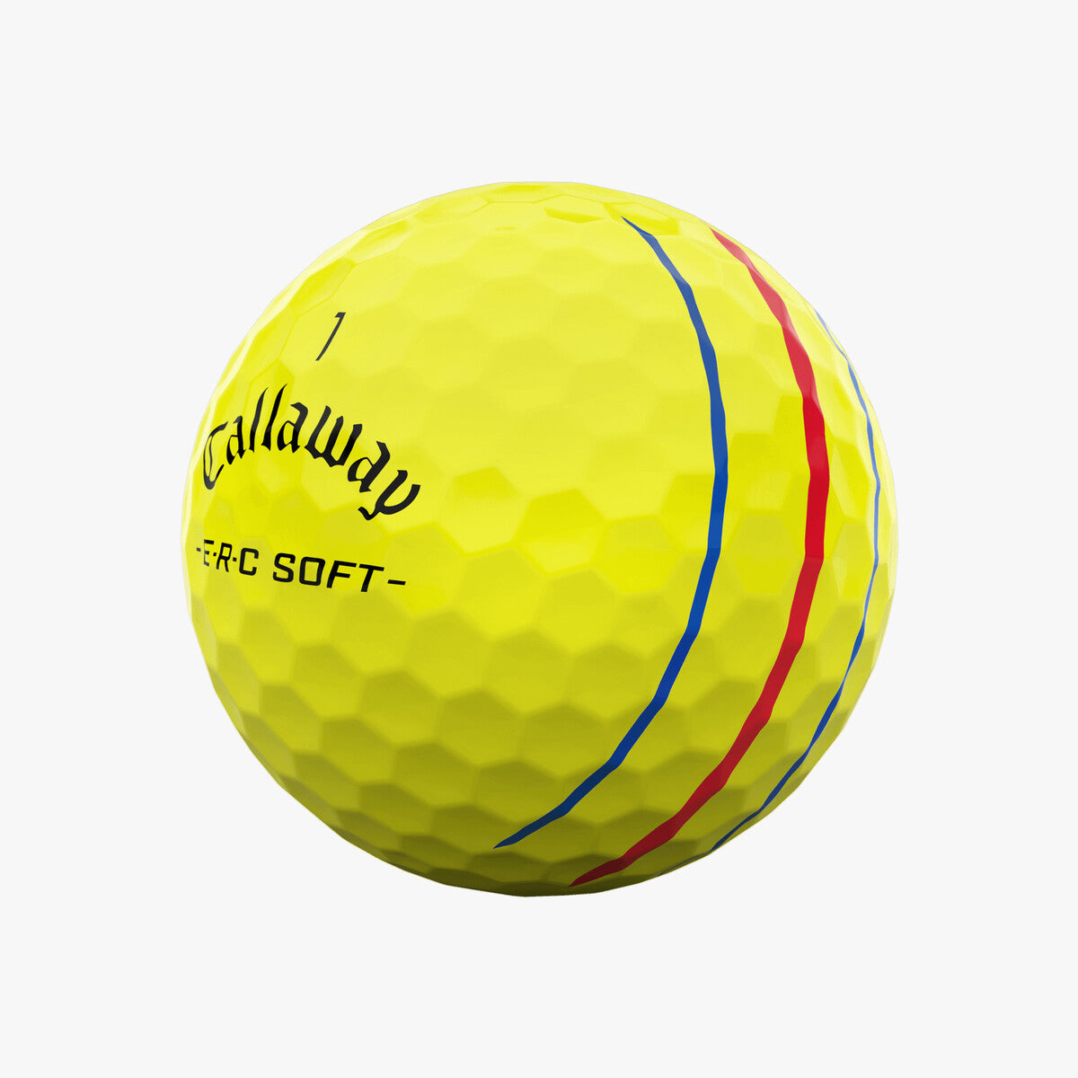 Callaway 2025 ERC Soft Triple Track Golf Balls - High Performance Yellow Golf Balls for Improved Alignment & Distance | Perfect for Practice, Tournaments & Low Handicap Players