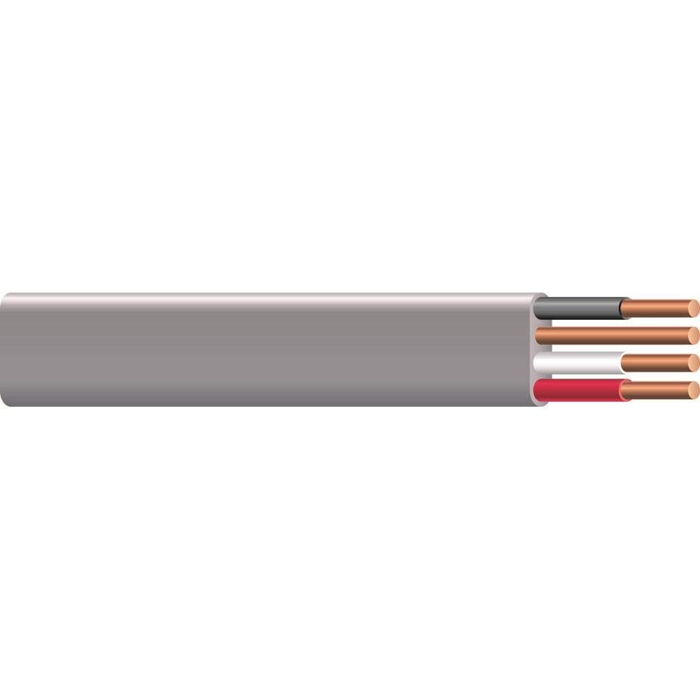 6/3 UF-B 75ft Underground Electrical Cable - Direct Burial Wire for Outdoor Lighting, Irrigation & Subpanel Installations