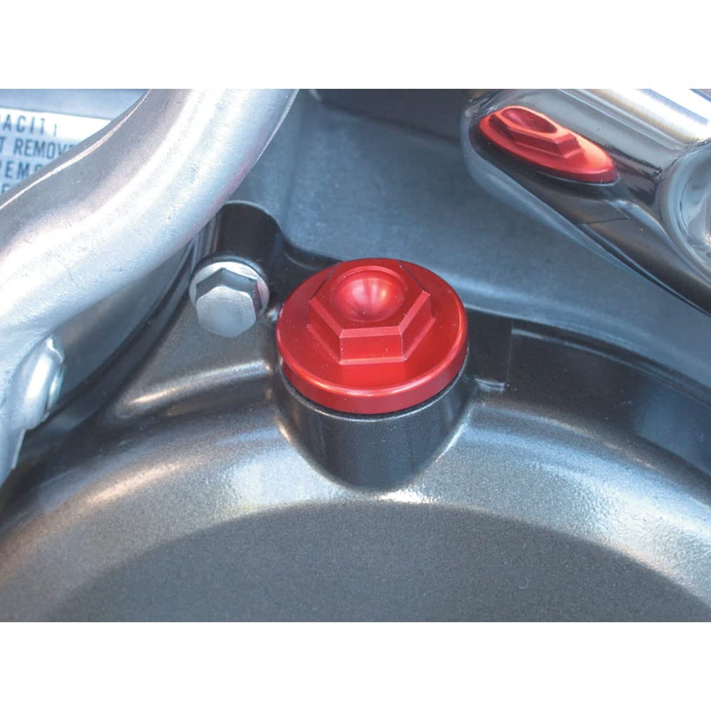 High-Quality Red Oil Filler Plug 24-001 - Durable Engine Replacement Part for Cars, Trucks & Motorcycles - Perfect for Oil Changes & Maintenance