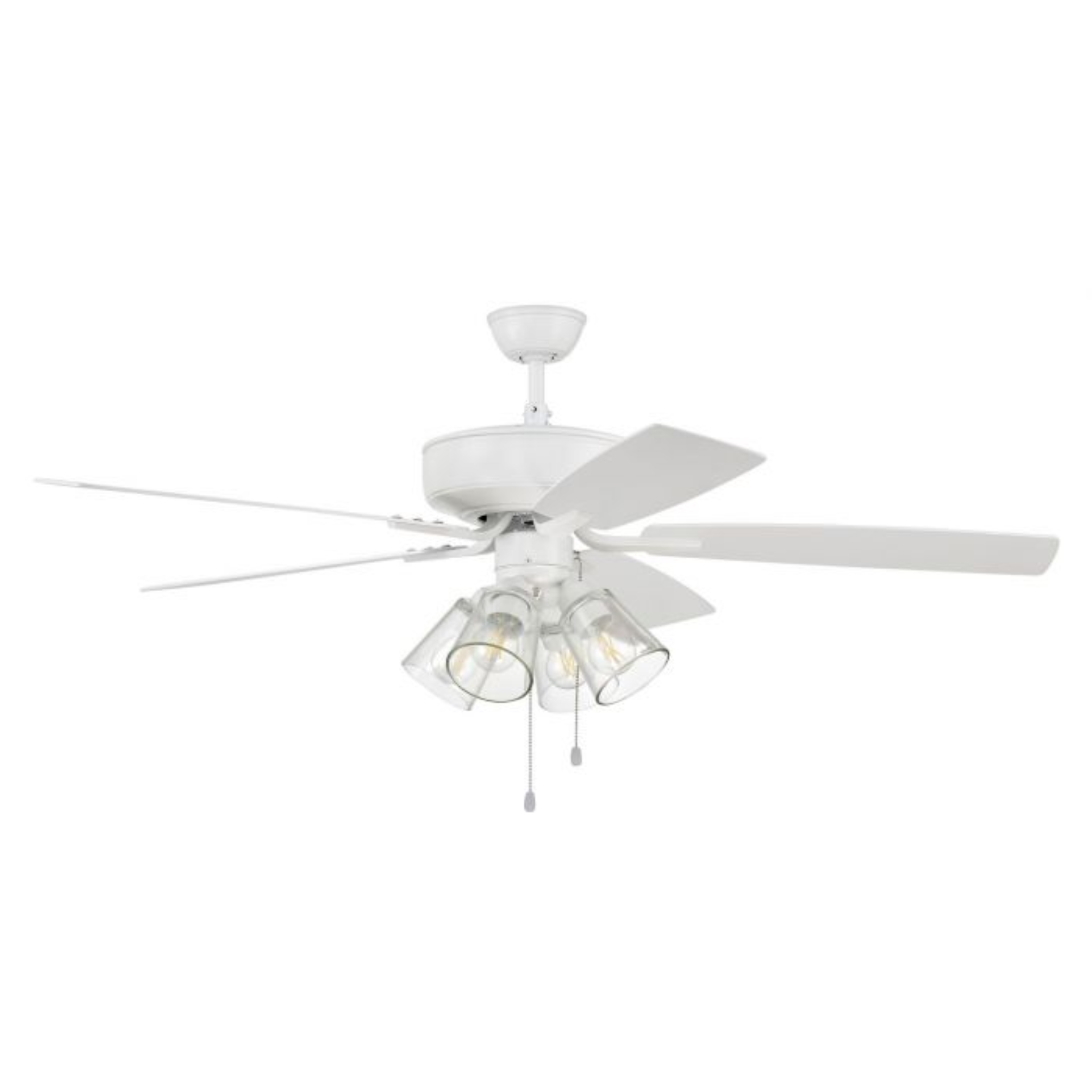 Craftmade 52 Pro Plus 104 Indoor Ceiling Fan with Light - Energy Efficient, Quiet DC Motor - Perfect for Living Room, Bedroom, and Office Spaces
