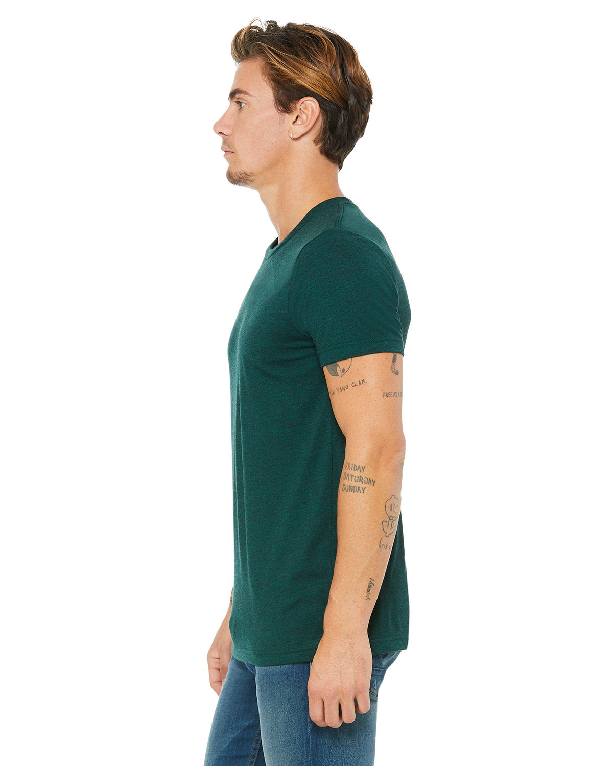 Bella + Canvas 3413C Premium Unisex Triblend T-Shirt - Soft Comfort Fit Crew Neck Tee for Men & Women | Perfect for Casual Wear, Gym, and Everyday Outfits