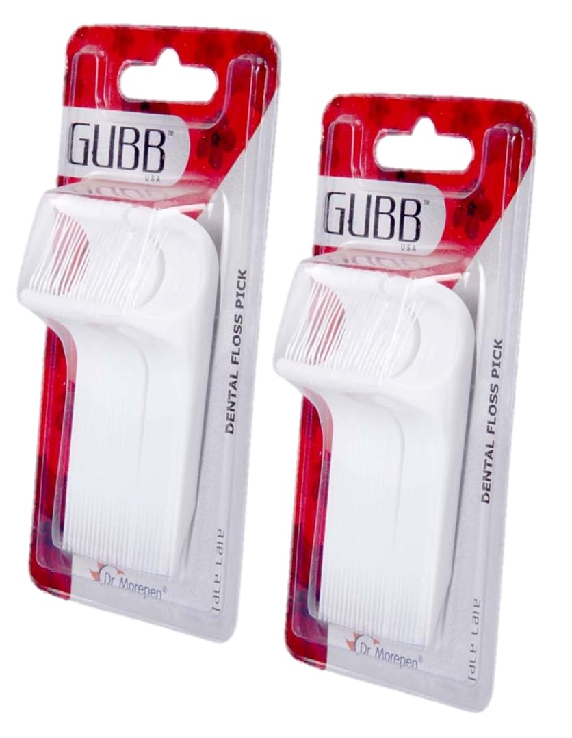 Premium Dental Floss Picks for Effective Teeth Cleaning - 2 Pack (100 Count) | Perfect for Travel, Office & On-the-Go Oral Care