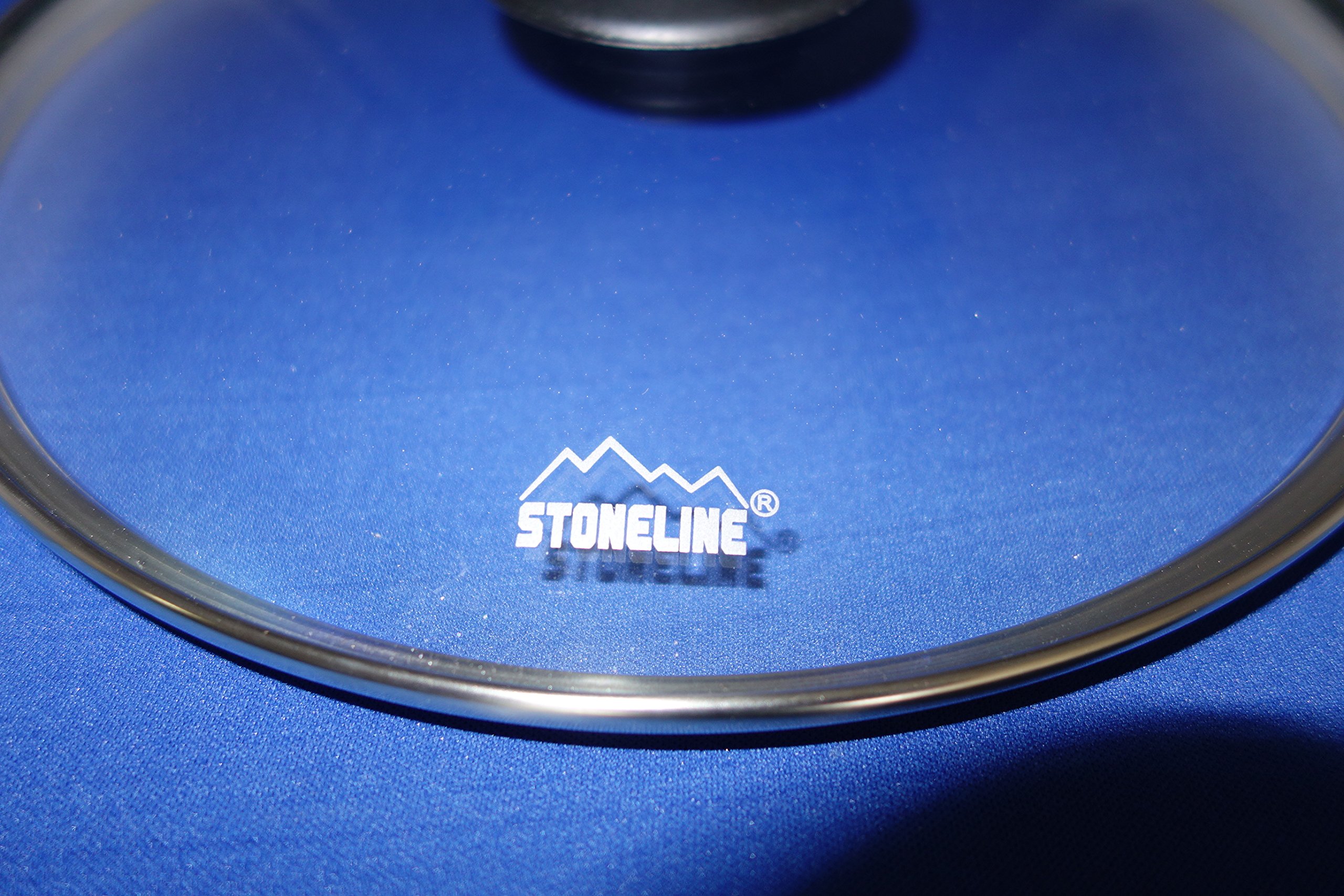 Premium Stoneline 28cm (11.2 Inch) Tempered Glass Lid - Universal Fit for Most Cookware Brands | Perfect for Frying Pans, Saucepans & Dutch Ovens
