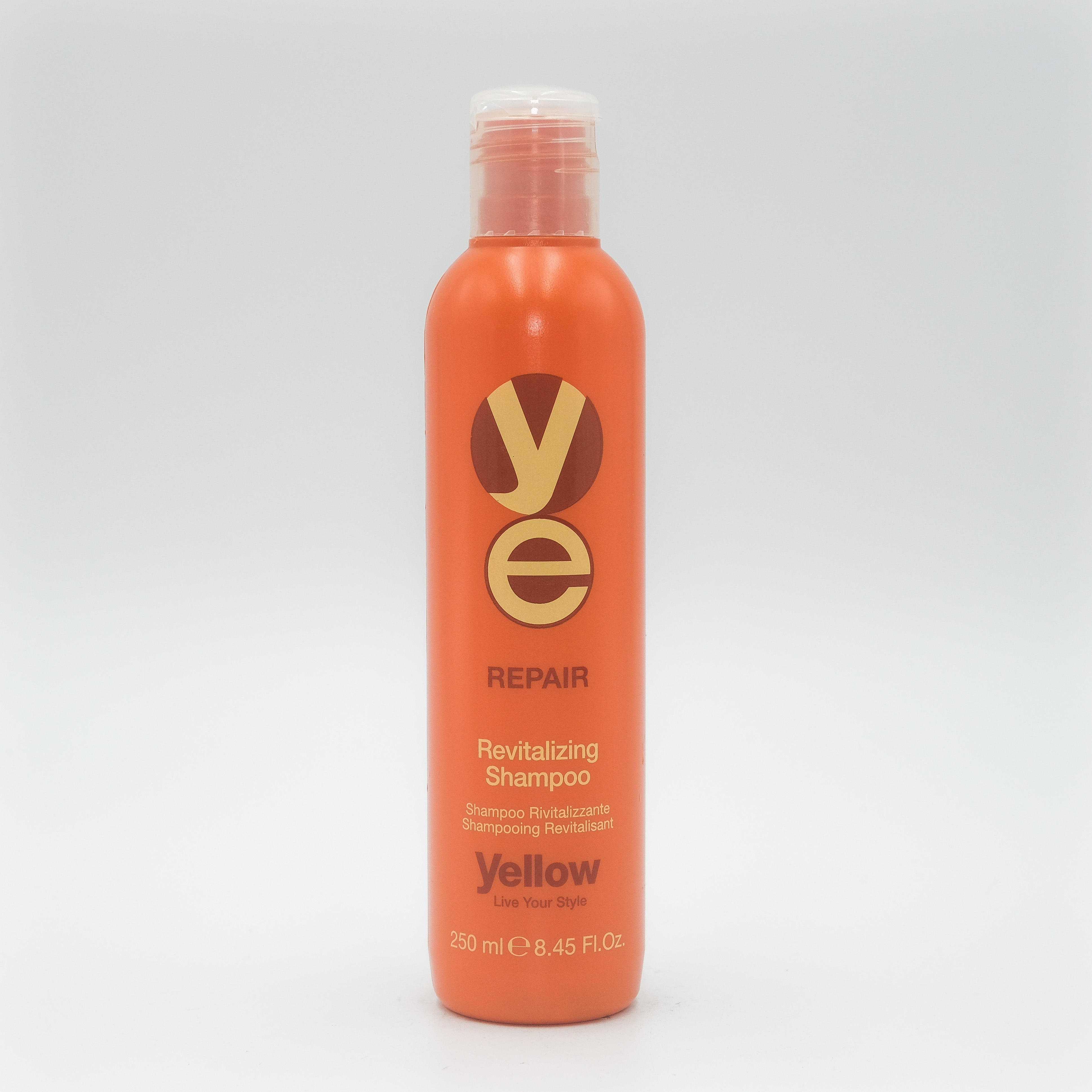 Alfaparf Yellow Repair Revitalizing Shampoo for Damaged Hair - 8.45 oz | Sulfate-Free, Color-Safe Formula for Dry & Brittle Hair | Salon-Quality Treatment for Split Ends & Breakage | Perfect for Daily Use & Post-Color Care