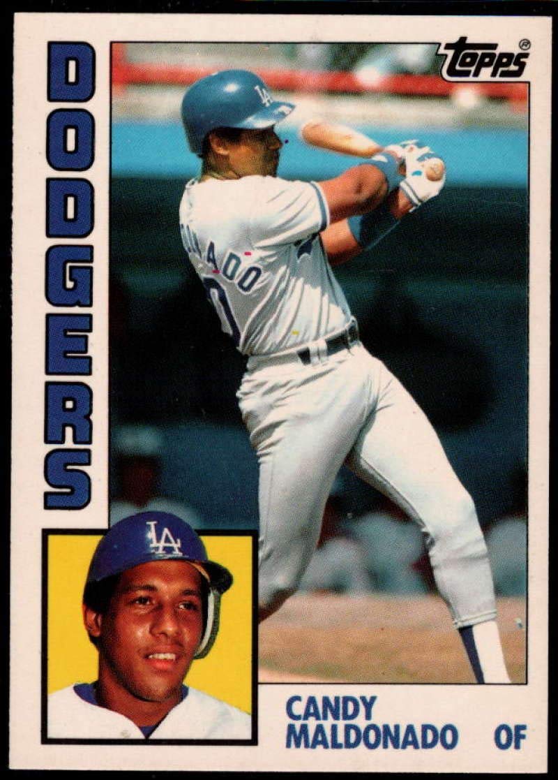 1984 Topps Tiffany #244 Candy Maldonado Dodgers Baseball Card - MLB Collectible for Sports Memorabilia Fans | Perfect for Display, Trading & Investment