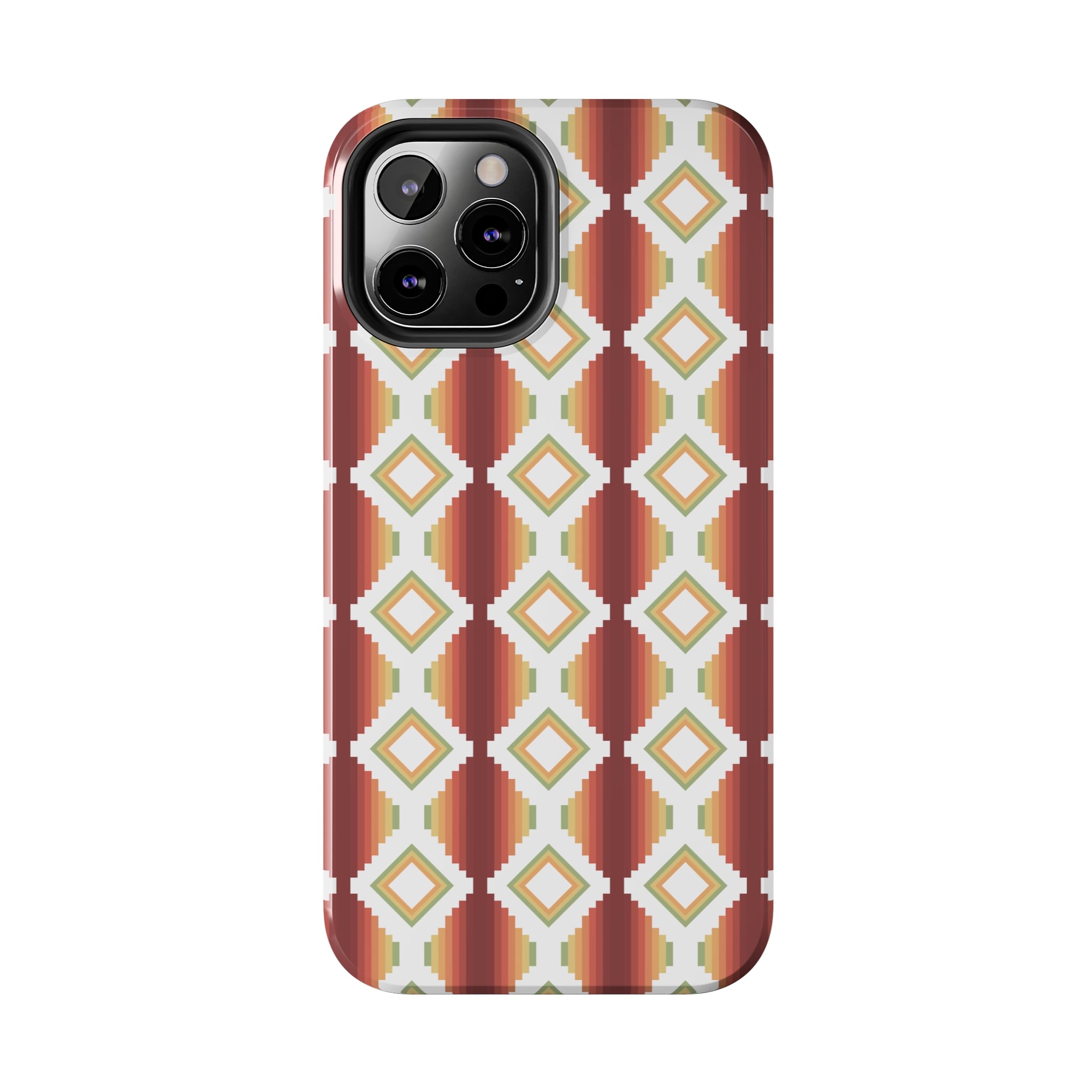 Durable Southwestern Rio Boho Hard Phone Case for iPhone & Samsung - Stylish Protection for Travel & Outdoor Adventures