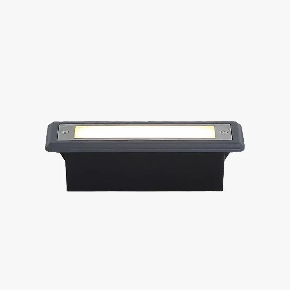 Rectangular LED Black Brick Lights - Outdoor Landscape Lighting for Garden, Pathway, and Patio Decor