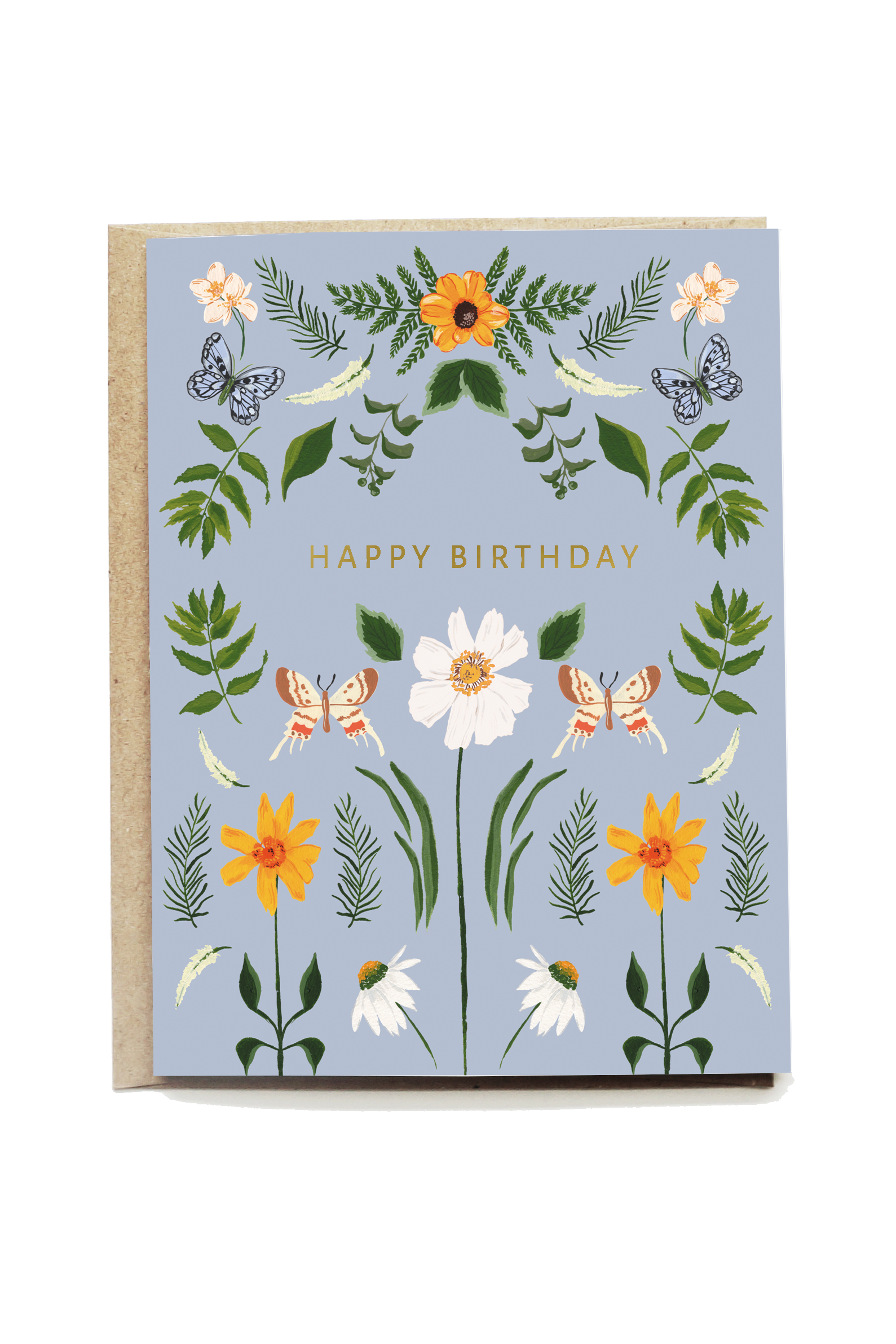 Beautiful Spring Birthday Card - Floral Greeting Card for Women, Men, Friends - Perfect for Spring Celebrations, Anniversaries & Special Occasions