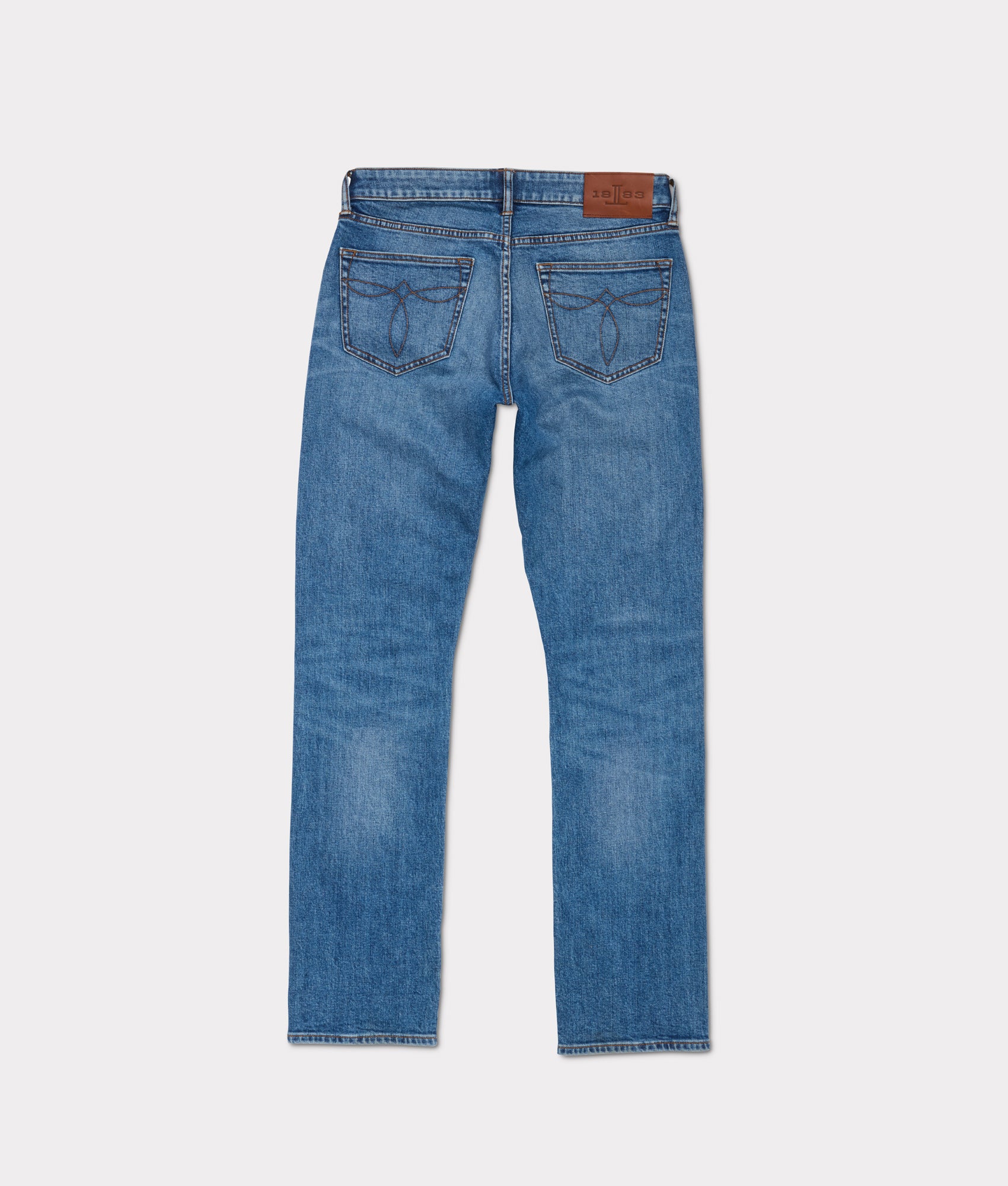 Jesse Men's Slim Straight Fit True Blue Denim Jeans - Perfect for Casual Wear, Office & Everyday Outfits