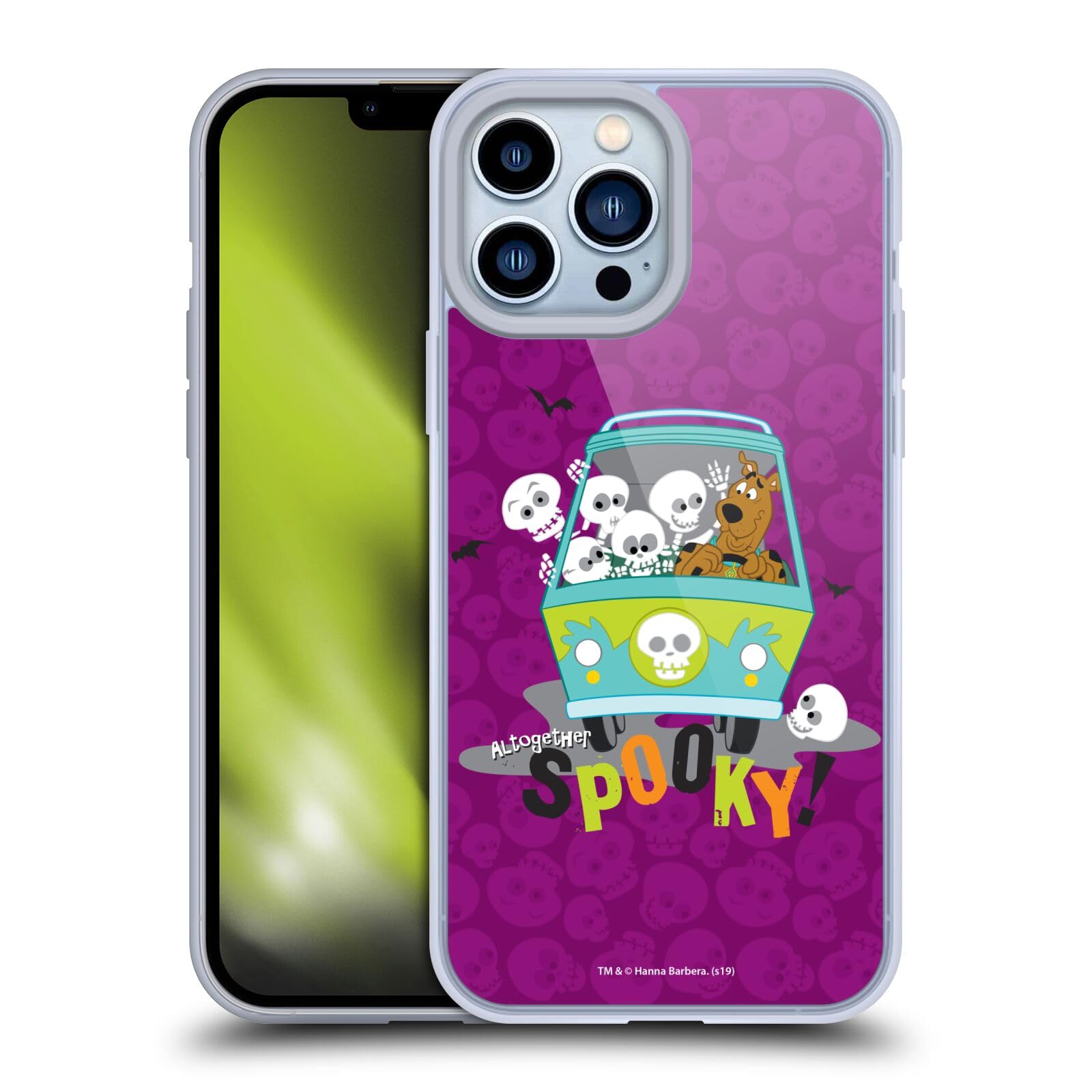 Officially Licensed Scooby-Doo Spooky Seasons Soft Gel Phone Case for Apple iPhone 13 Pro Max - Cute Cartoon Character Protective Cover for Halloween, Christmas Gift & Daily Use