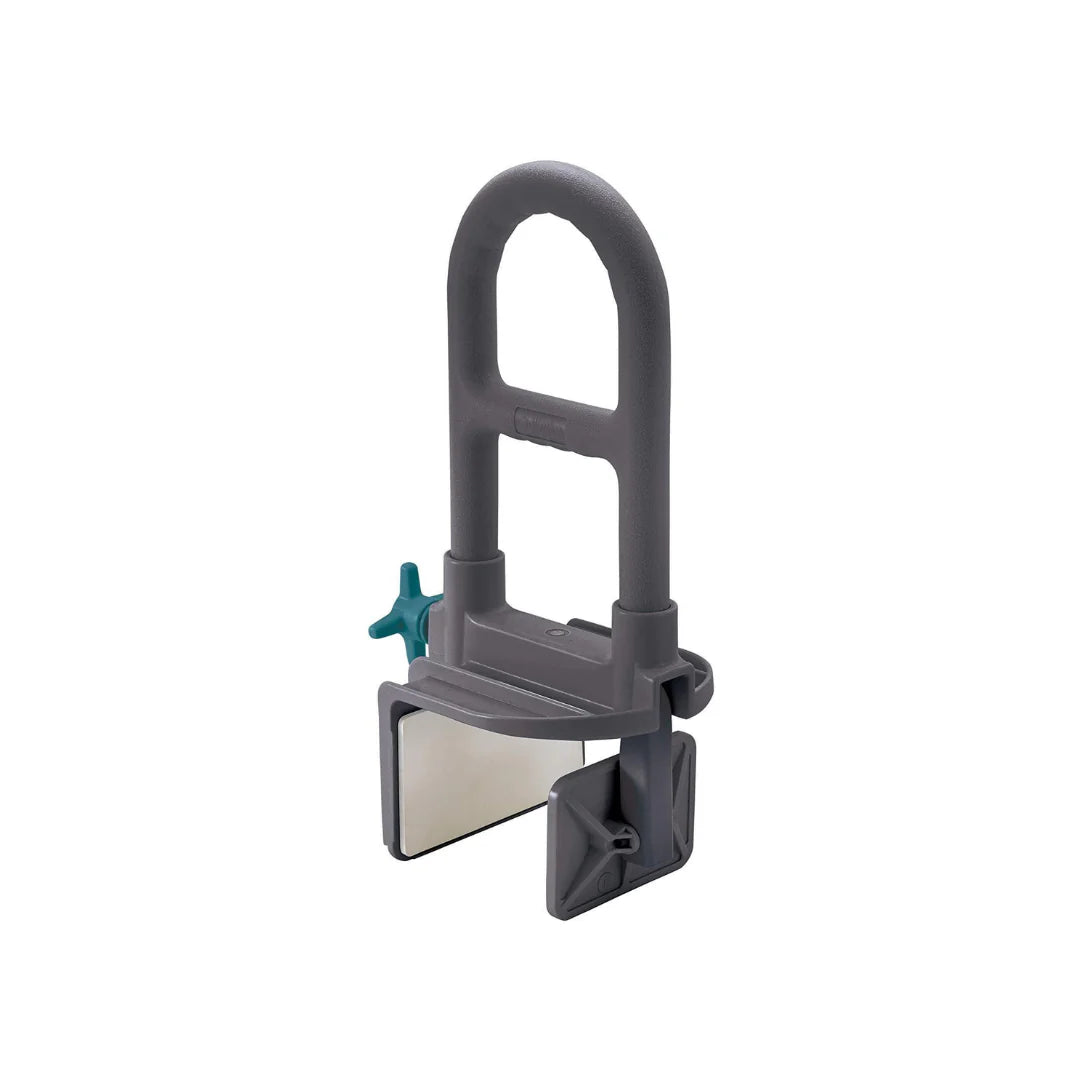 Medline Deluxe Bathtub Grab Bars with Microban - Non-Slip Safety Handles for Elderly & Disabled - Ideal for Bathroom, Shower & Wet Areas