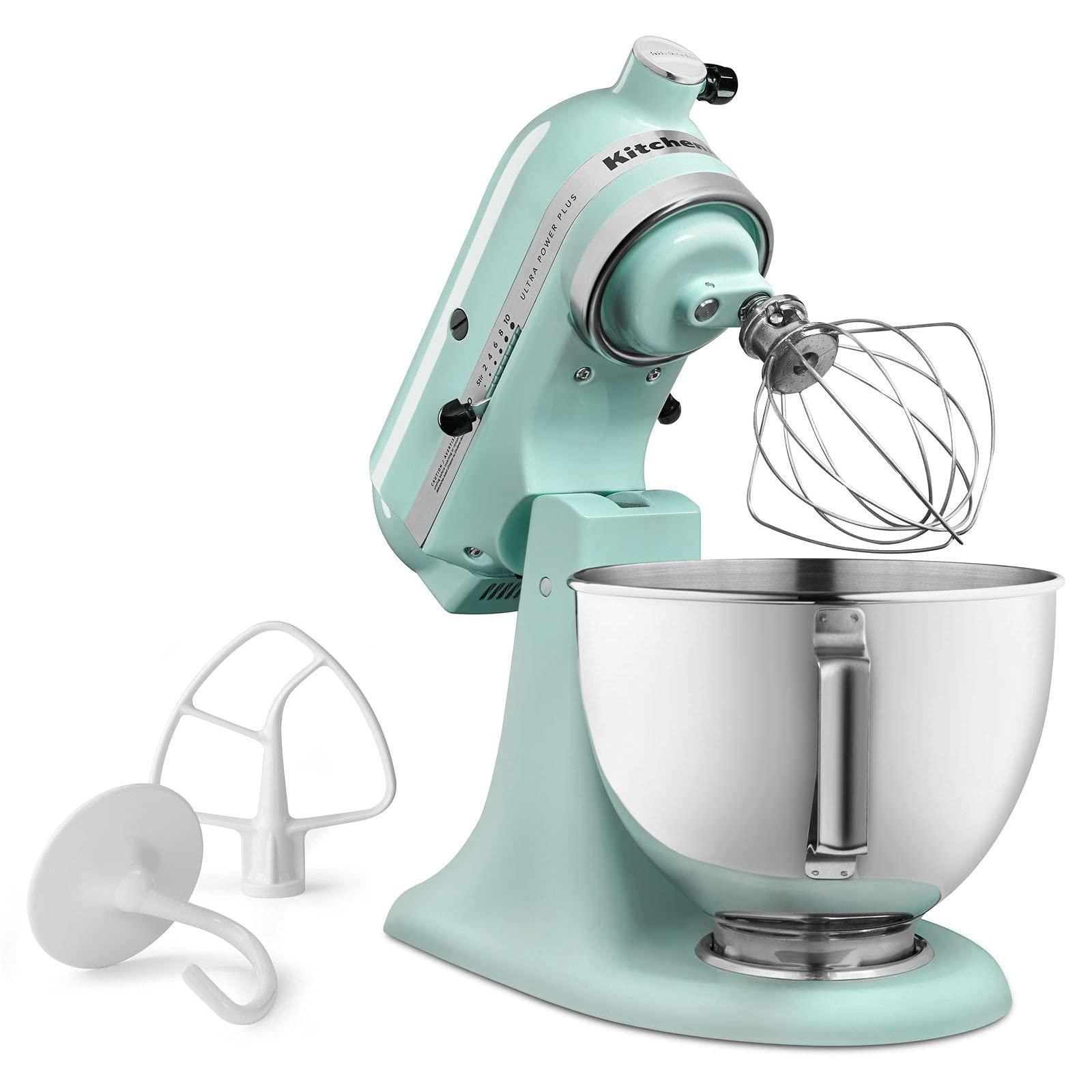 KitchenAid Ultra Power Plus Series 4.5-Quart Tilt-Head Stand Mixer - 4.5 qt, Ice Blue | Professional Baking Mixer for Cakes, Cookies, Bread & Dough | Perfect for Home Bakers & Small Bakeries