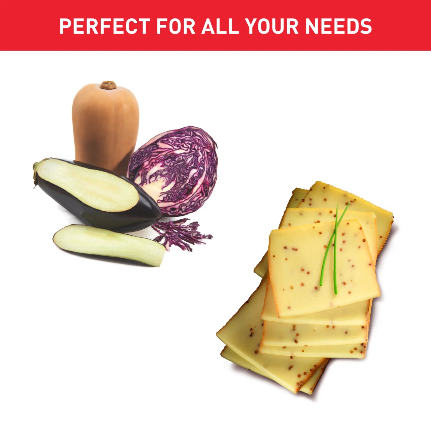 Tefal Ingenio Versatile Slicer - Premium Stainless Steel Butter & Cheese Slicer with Ergonomic Handle (Model K2072114) - Perfect for Kitchens, Delis & Charcuterie Boards