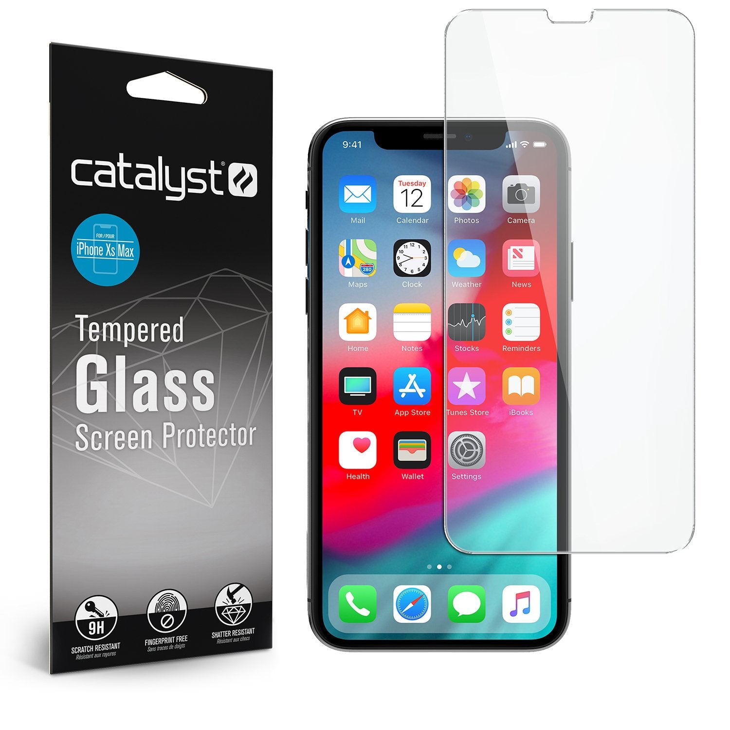 iPhone 11 Pro Max/Xs Max Tempered Glass Screen Protector - 9H Hardness, Anti-Scratch, HD Clear, Full Coverage - Perfect for Daily Protection, Gaming & Work Use