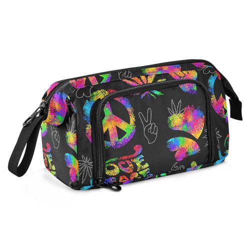 Rainbow Peace Love Sign