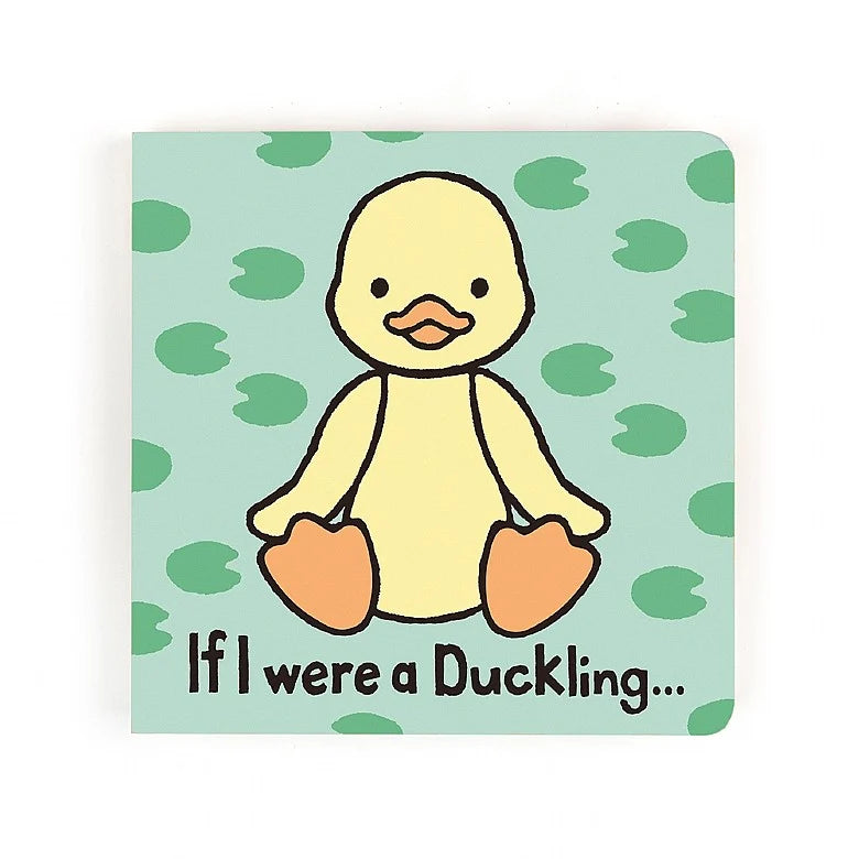If I Were a Duckling Board Book - Jellycat Soft Plush Baby Book for Early Learning & Storytime | Perfect for Nursery, Toddler Gifts & Bedtime Reading