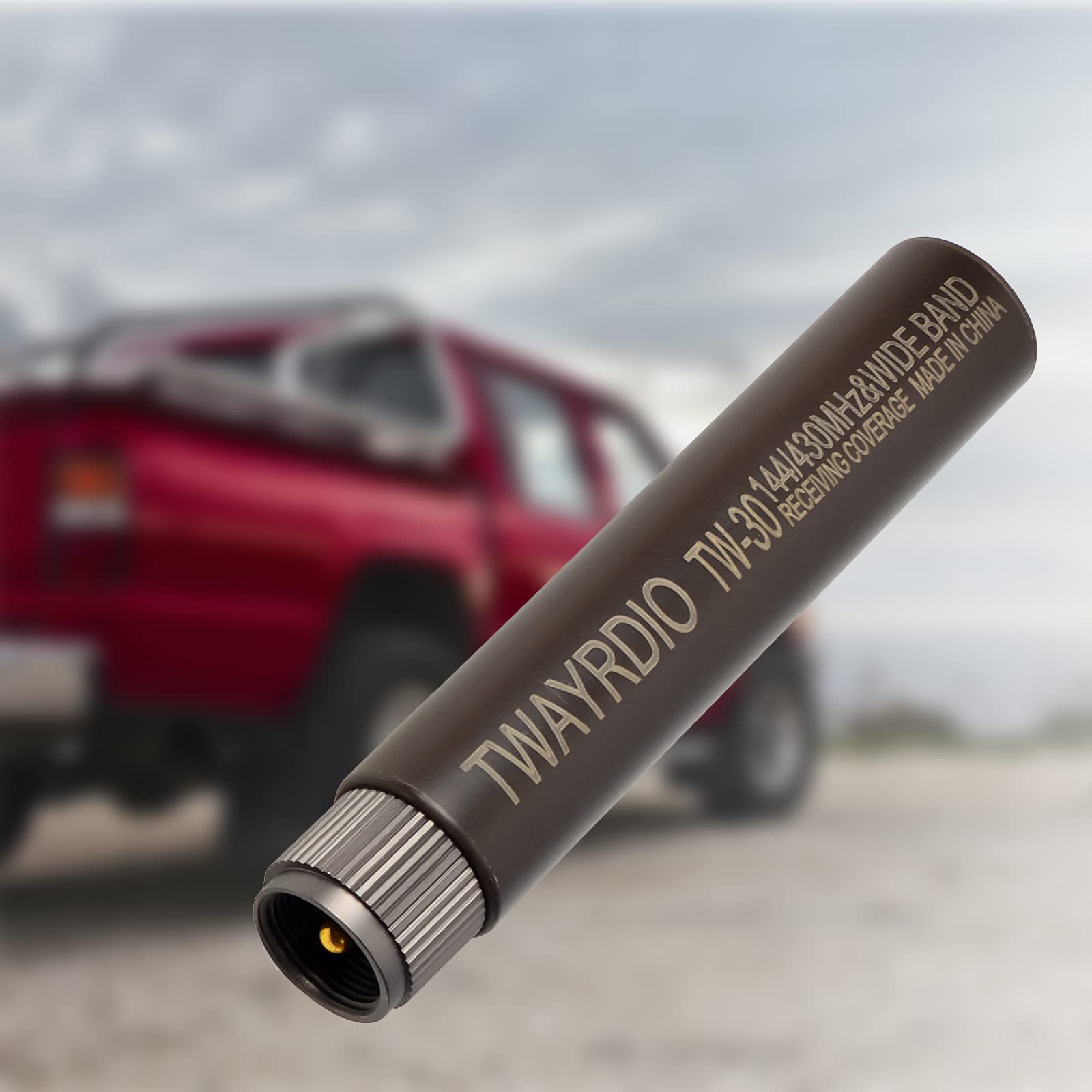 Dual Band 144/430MHz VHF UHF 4.7-Inch Mobile Radio Antenna - 50W Compact Car Truck Antenna with PL259 Connector for Motorola AnyTone TYT Icom Transceivers - Perfect for Emergency Communication, Off-Road Adventures & Fleet Management