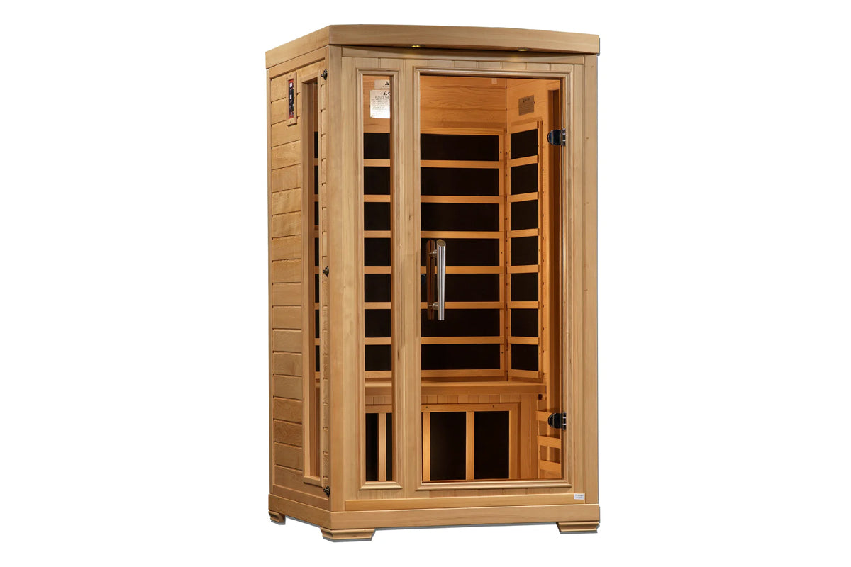 Pro 6 Madison 1-2 Person Near Zero EMF Far Infrared Sauna (2025 Edition) - Premium Home Spa for Relaxation & Detox