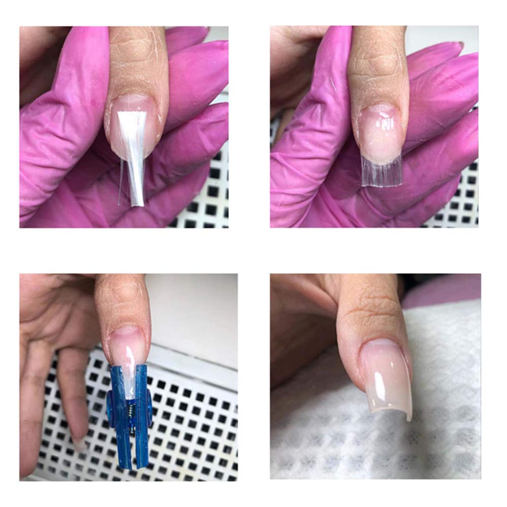 Wowobjects® Professional Acrylic Nail Kit with Fiber Glass Extensions - Salon Quality Manicure Tools for Gel Nails, DIY Home Nail Art & Professional Salon Use