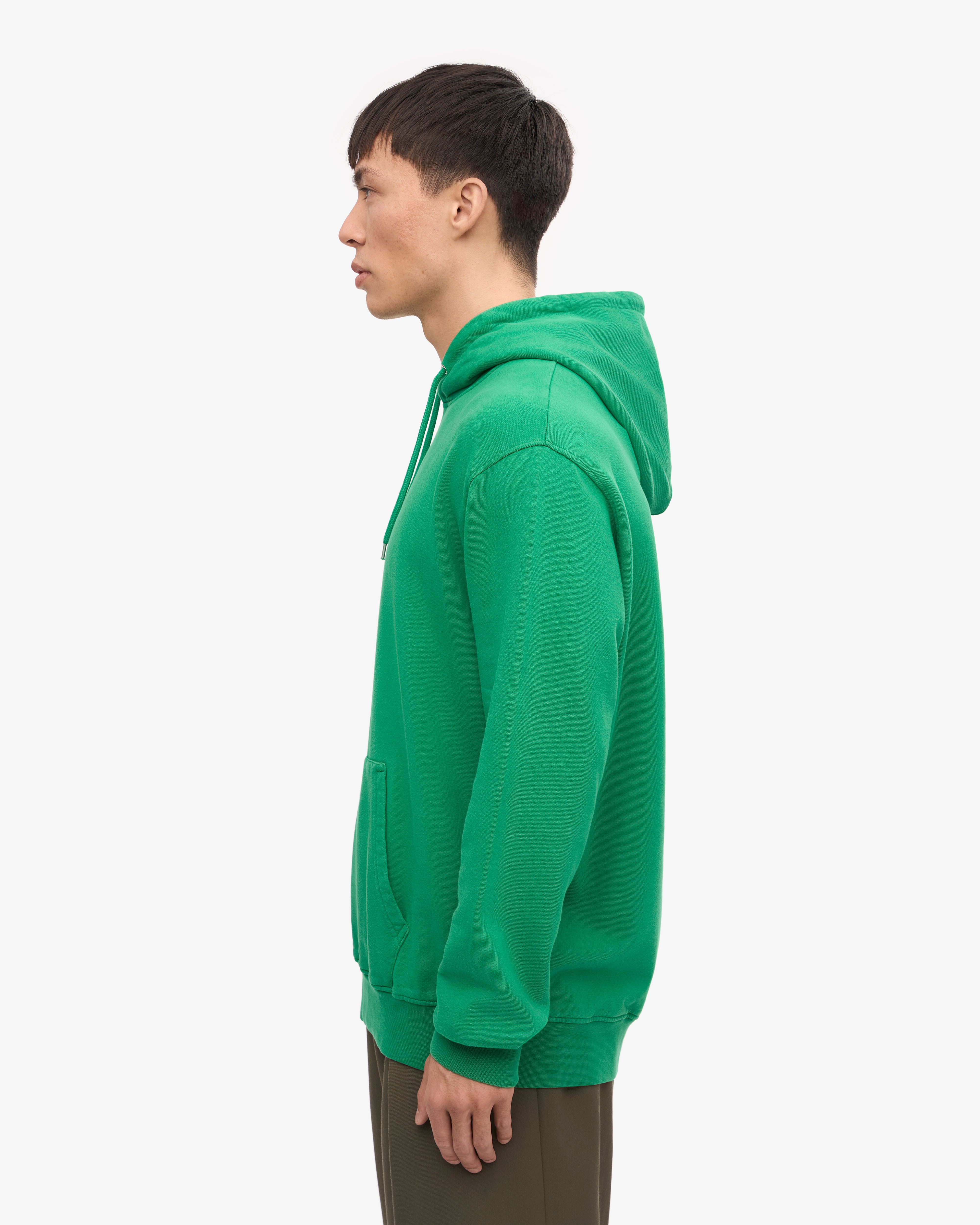 Classic Organic Cotton Hoodie - Kelly Green | Eco-Friendly & Comfortable Pullover for Men & Women | Perfect for Casual Wear, Outdoor Activities & Loungewear