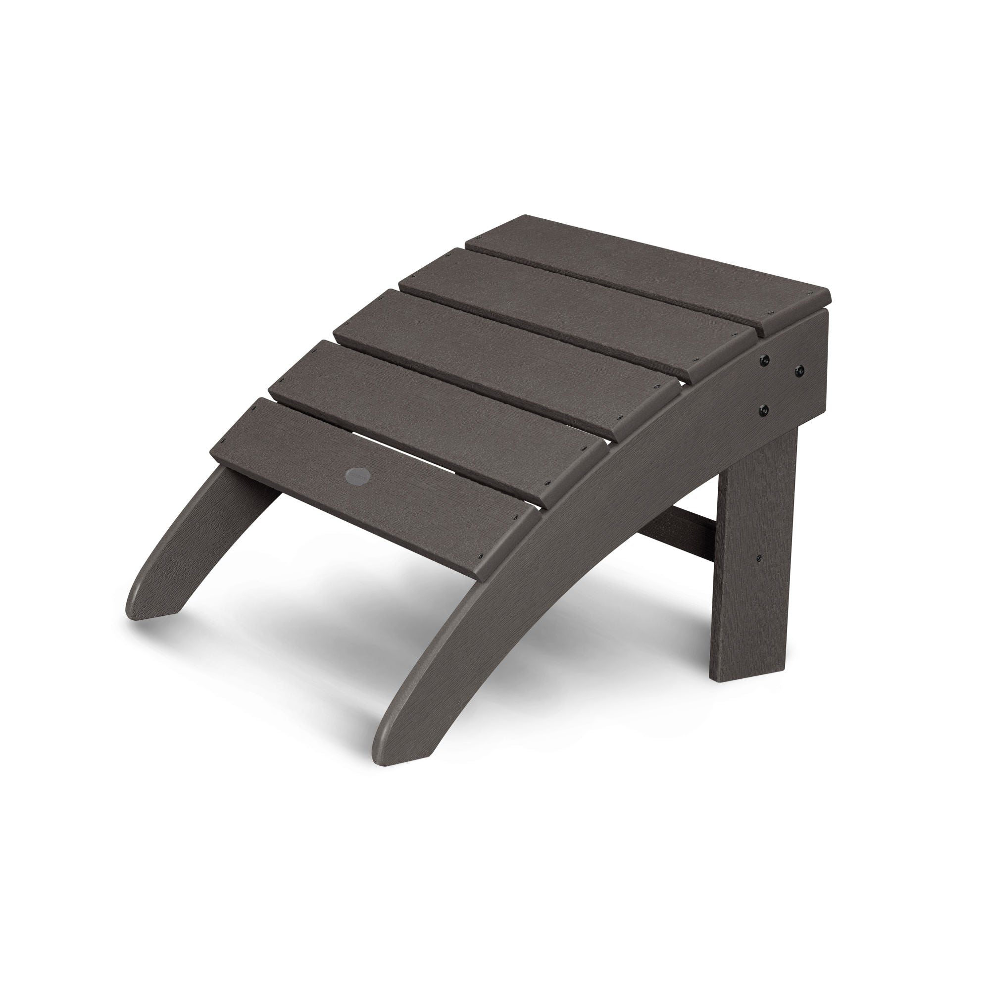 POLYWOOD South Beach Adirondack Ottoman - Outdoor Patio Furniture, Weather-Resistant Plastic Adirondack Chair Footrest - Perfect for Poolside, Garden, Deck & Backyard Relaxation