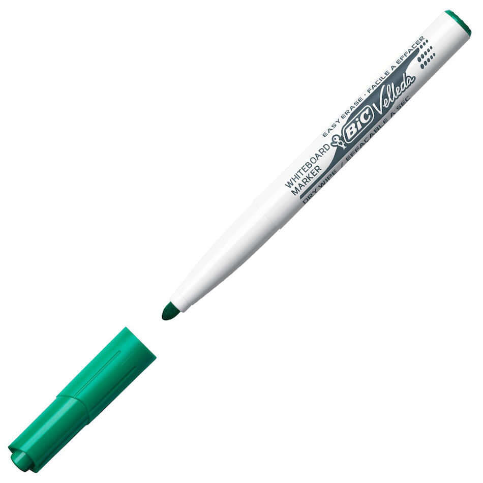 BIC Velleda 1741 Dry Erase Whiteboard Markers - Pack of 12, Low-Odor, Non-Toxic, for Classroom, Office & Home Use - Perfect for Teachers, Students & Professionals