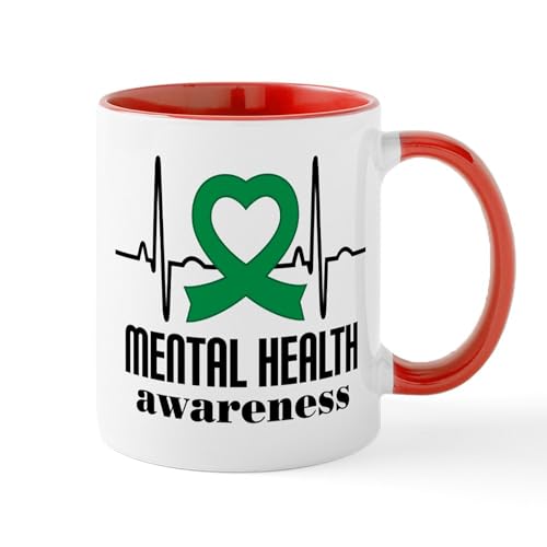 White/Red Inside - Mental Health Heartbeat