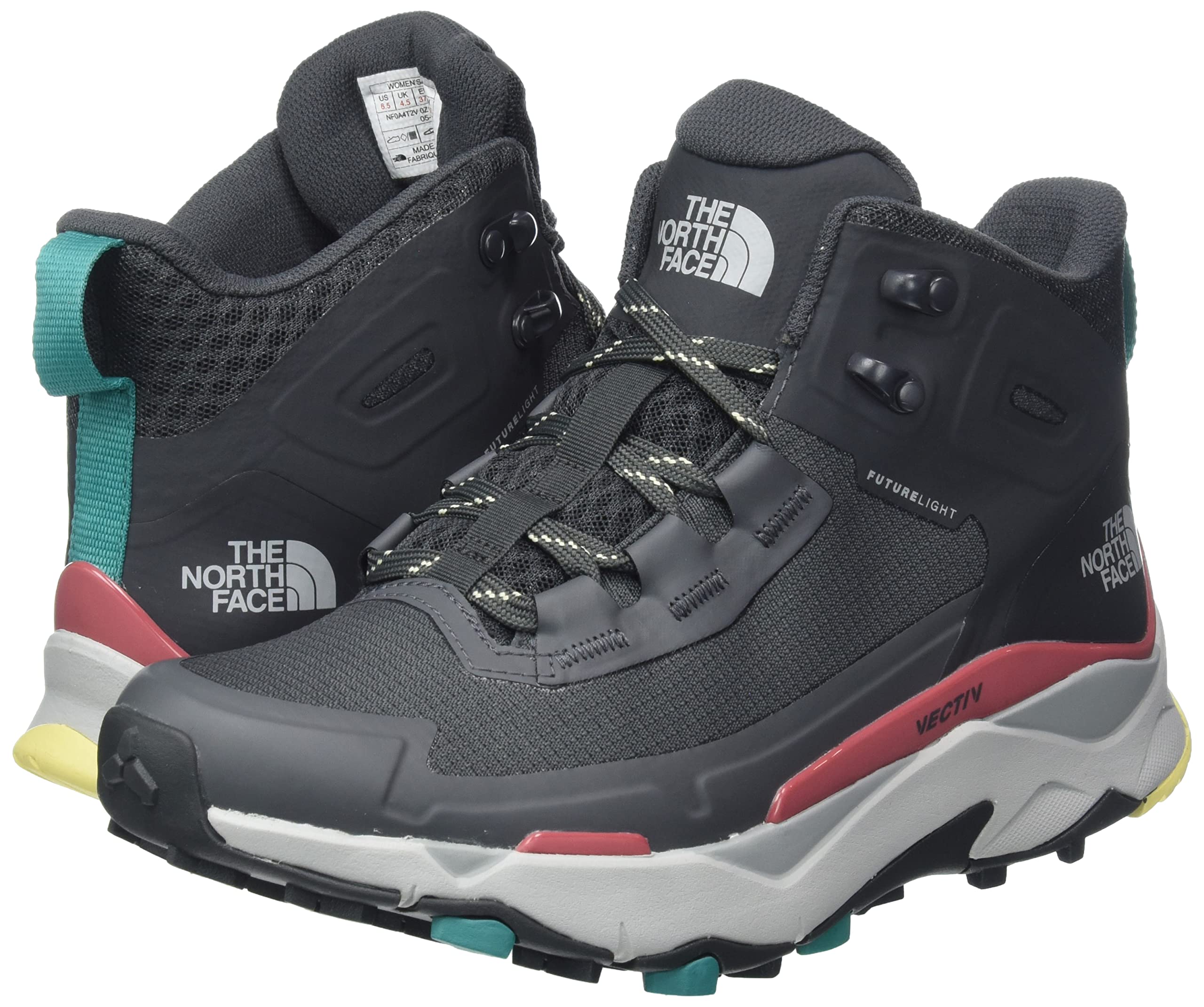 THE NORTH FACE Women's Vectiv Exploris Mid Futurelight Hiking Boots - Waterproof & Lightweight Trail Shoes for Outdoor Adventures