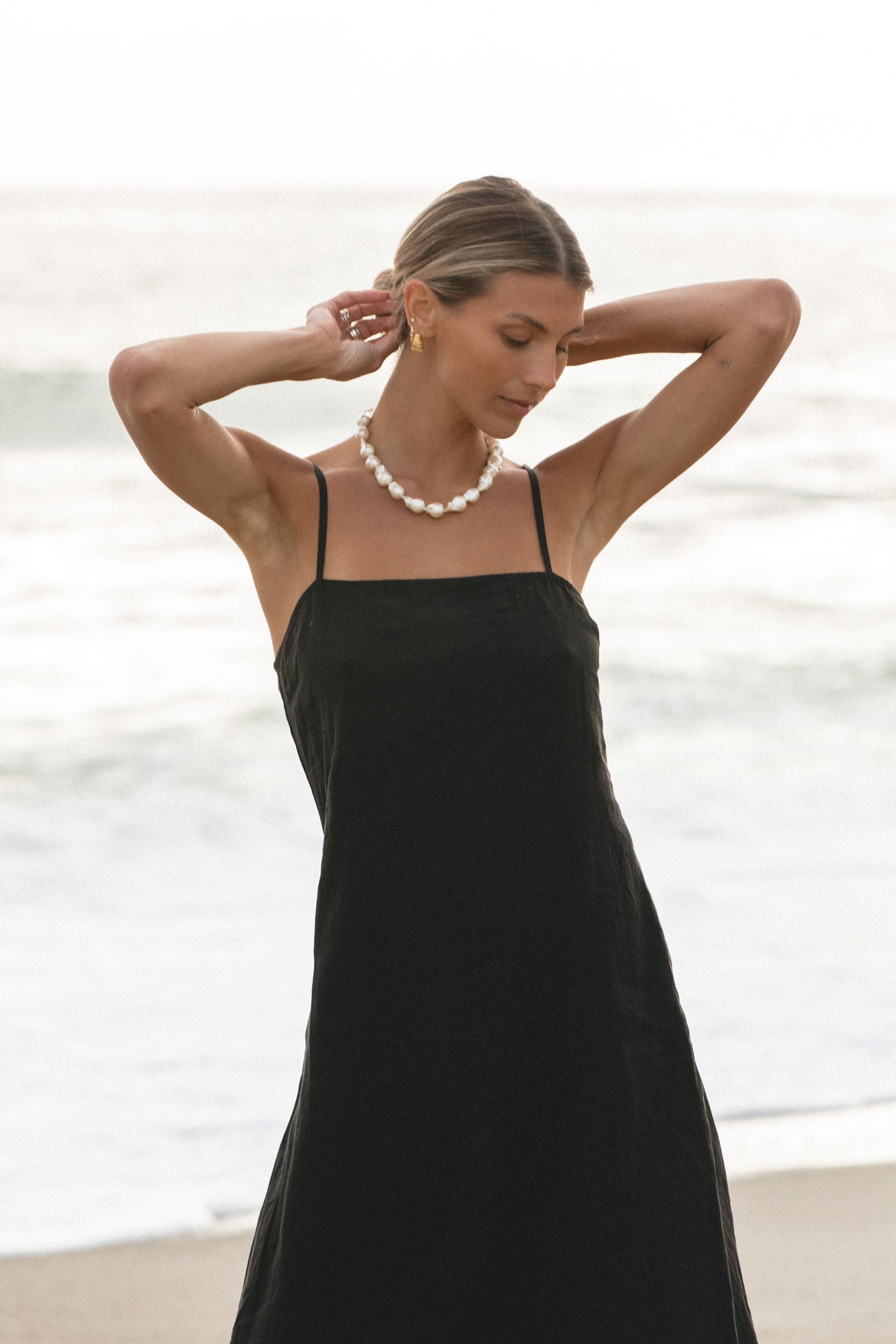 Stylish Sicily Linen Maxi Dress for Women - Breathable Summer Beach Dress, Boho Chic Vacation Outfit, Perfect for Beach Parties, Weddings & Casual Wear